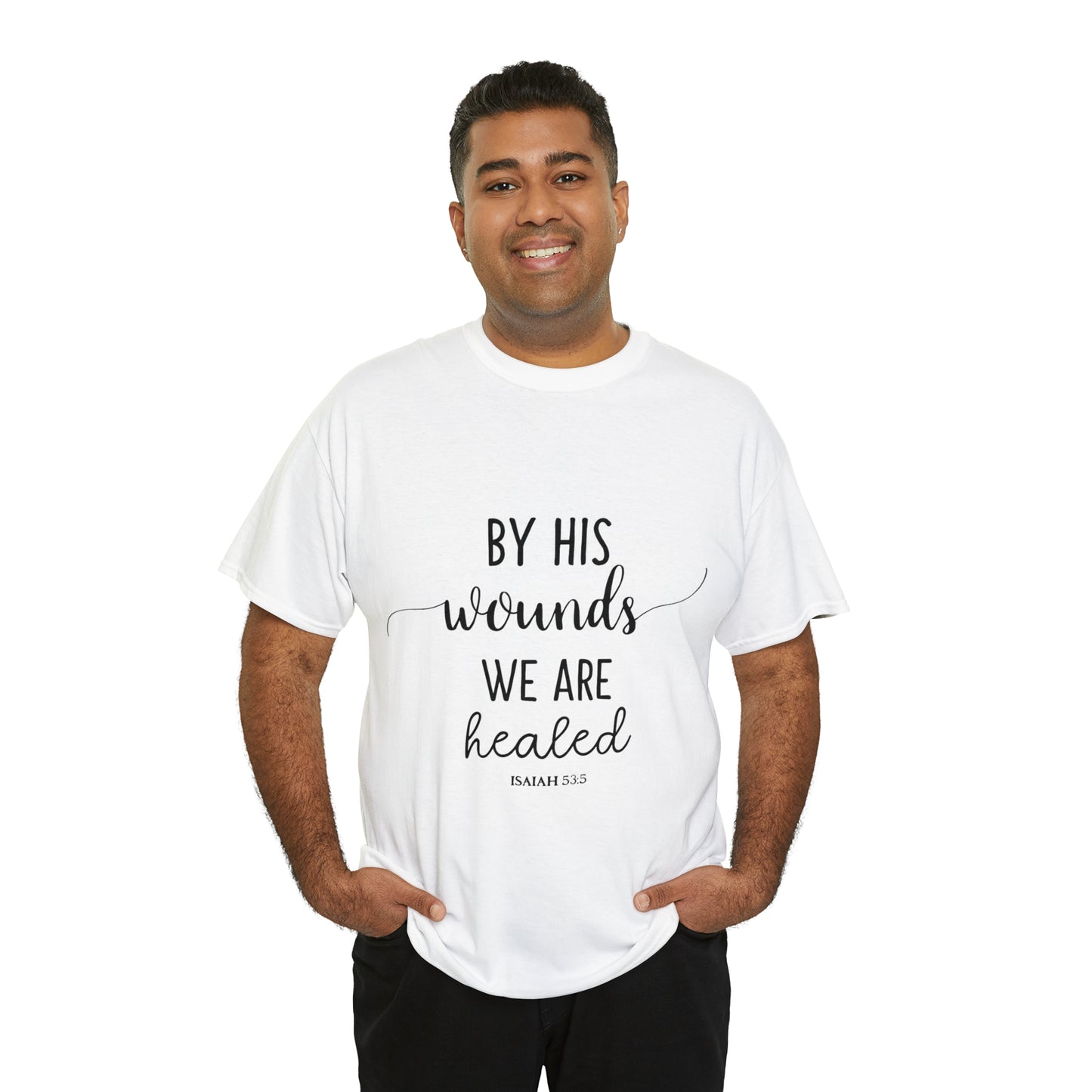 By HIS wounds we are healed - Isaiah - CR Celebrate Recovery Classic Logo - Ultra Cotton Long Sleeve Tee