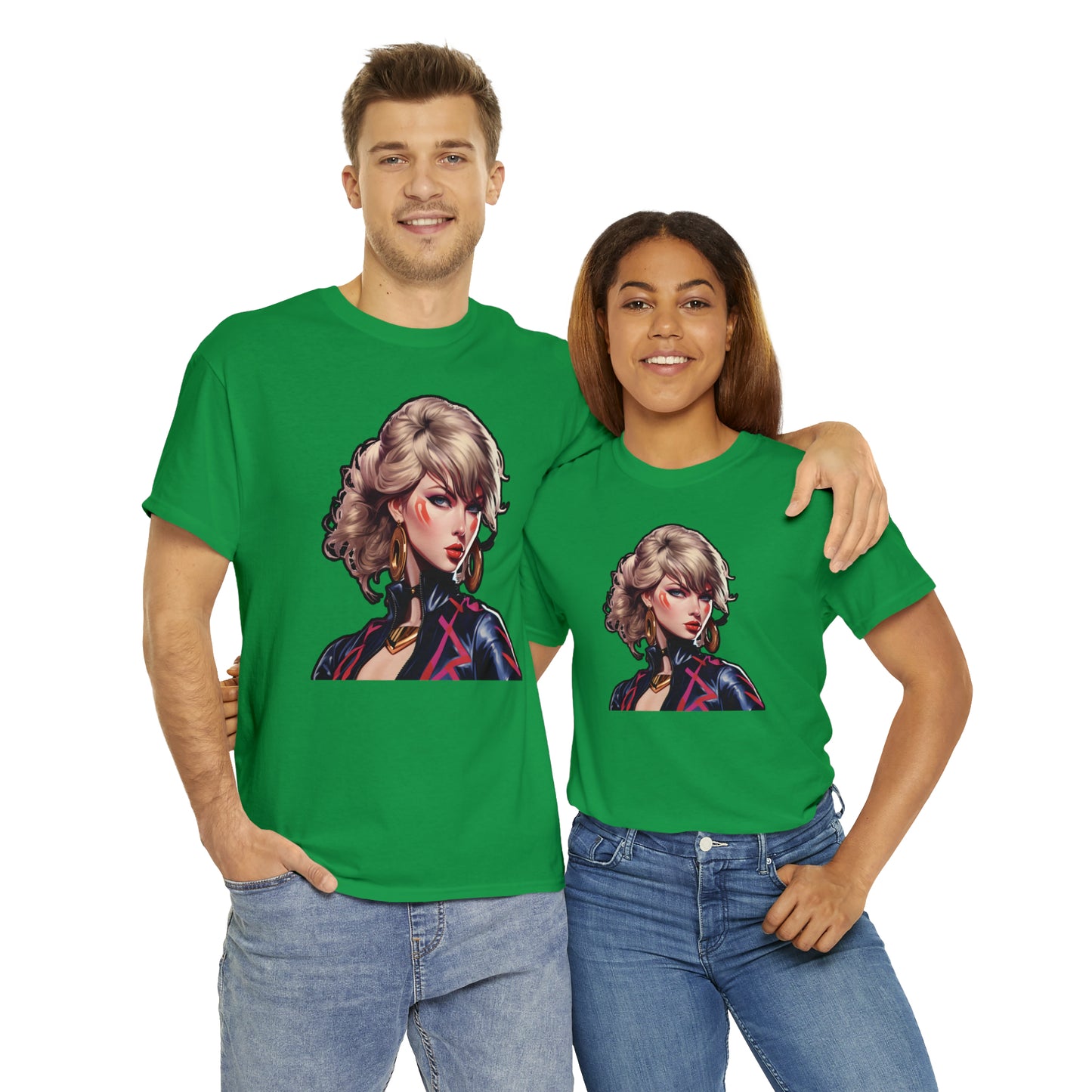 Anime Taylor Swift 2- Unisex Heavy Cotton Tee