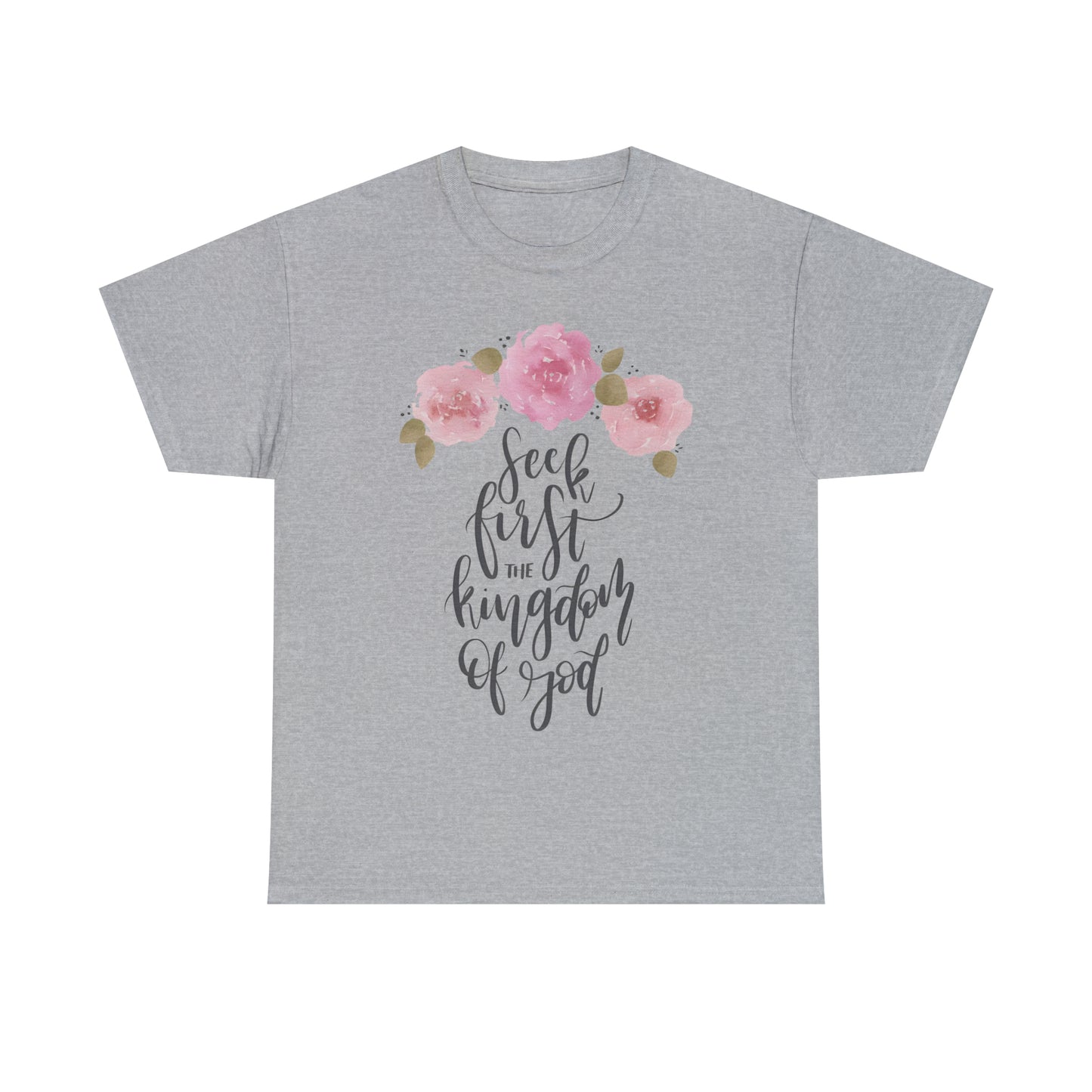 Seek First the Kingdom of God Unisex Heavy Cotton Tee
