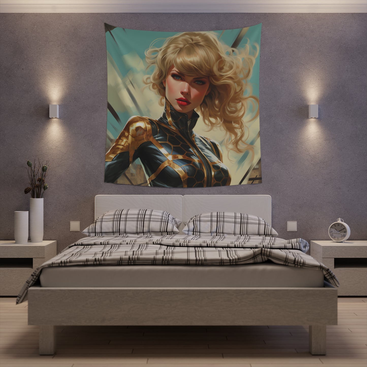 Anime Taylor Swift 3- Printed Wall Tapestry