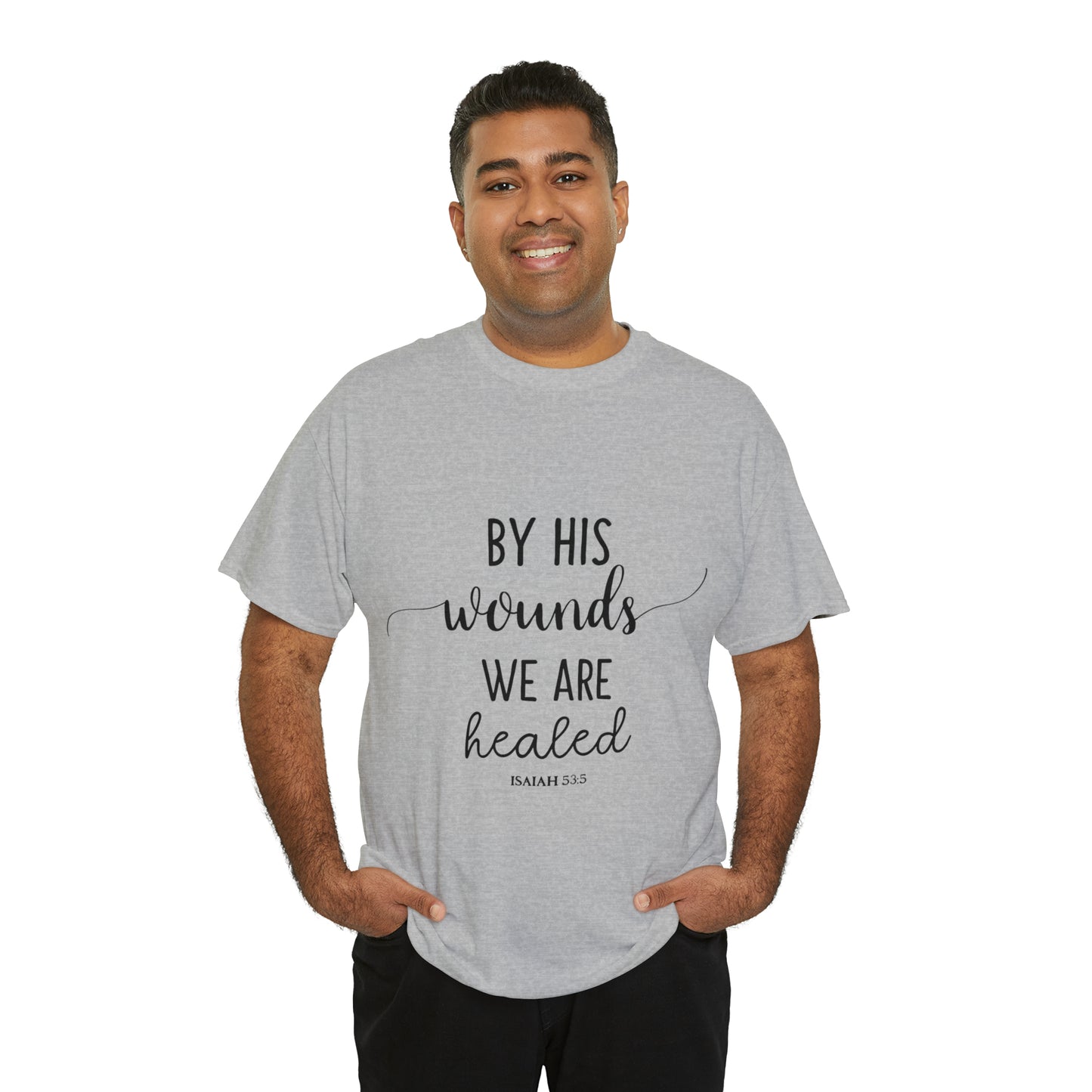 By HIS wounds we are healed - Isaiah - CR Celebrate Recovery Classic Logo - Ultra Cotton Long Sleeve Tee