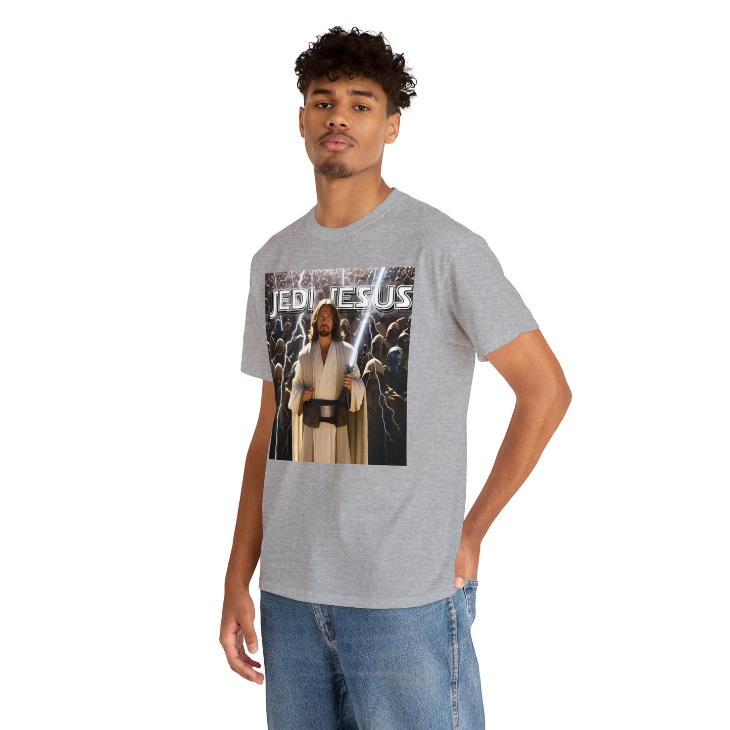 Jedi Jesus Unisex Heavy Cotton Tee
