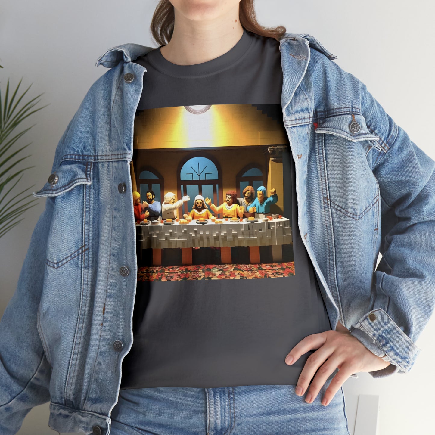 “The Last Supper” LEGO BOX SET -  Unisex Heavy Cotton Tee