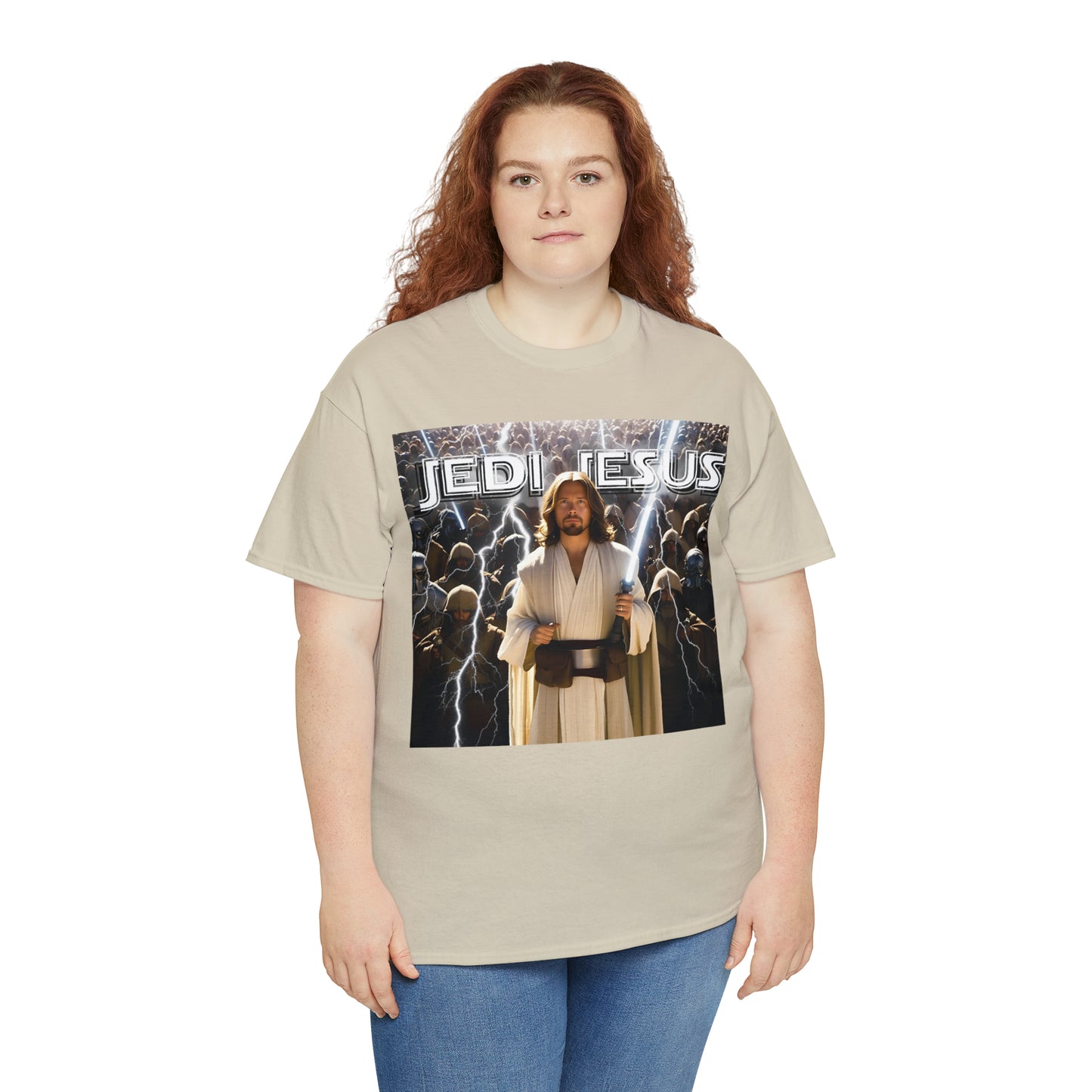 Jedi Jesus Unisex Heavy Cotton Tee
