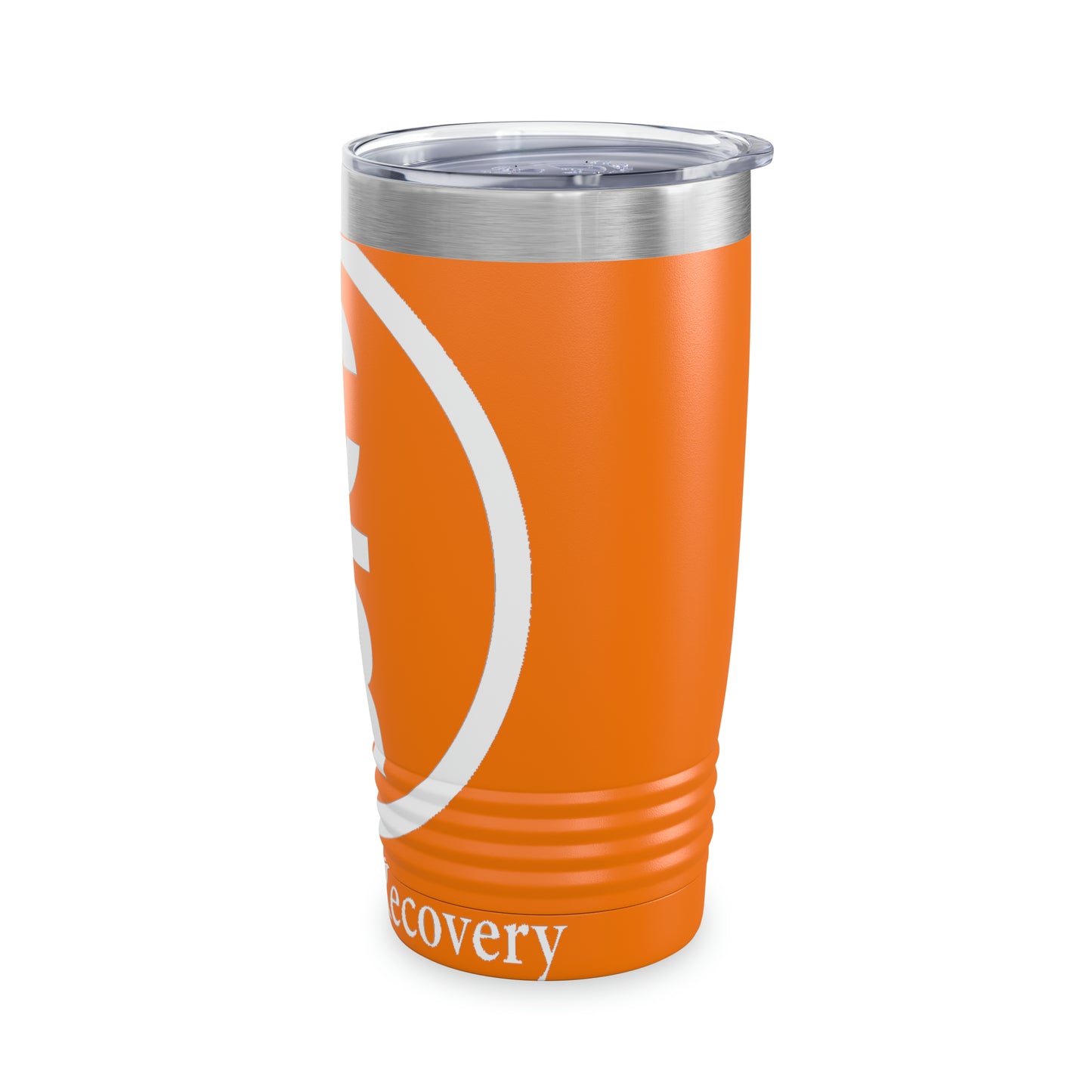 CR Celebrate Recovery Basic Logo White Ringneck Tumbler, 20oz