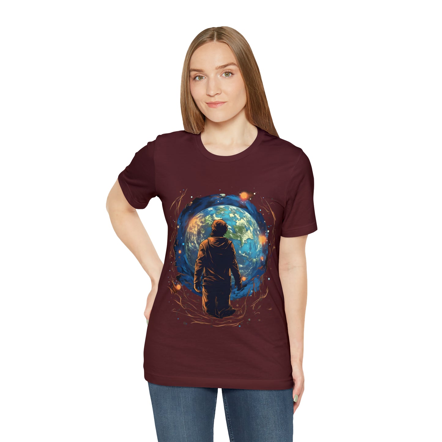 Jeremiah 29:11 “Whole World Ahead of You” Unisex Jersey Short Sleeve Tee