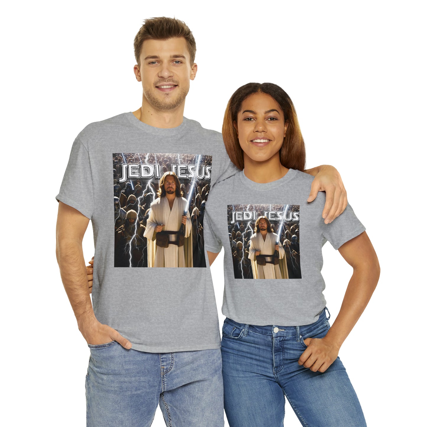 Jedi Jesus Unisex Heavy Cotton Tee