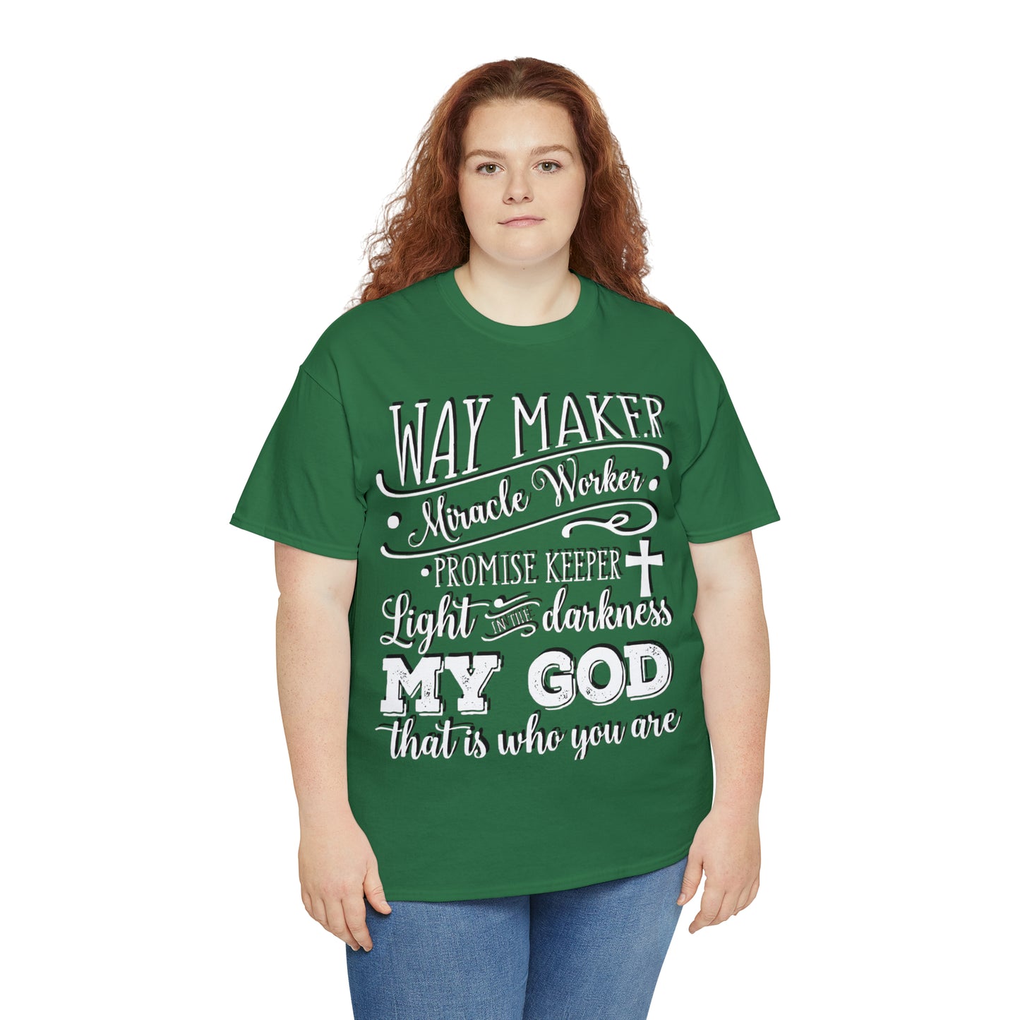 Waymaker Miracle Worker - Unisex Heavy Cotton Short Sleeve Tee