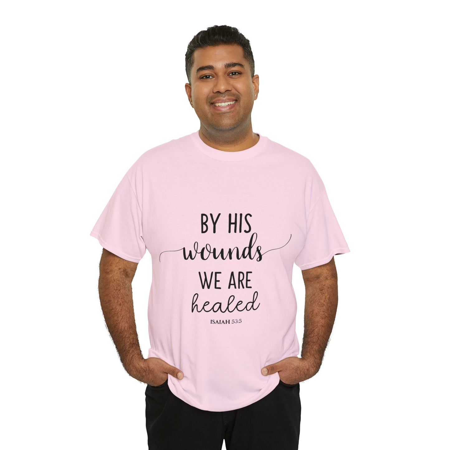 By HIS wounds we are healed - Isaiah - CR Celebrate Recovery Classic Logo - Ultra Cotton Long Sleeve Tee