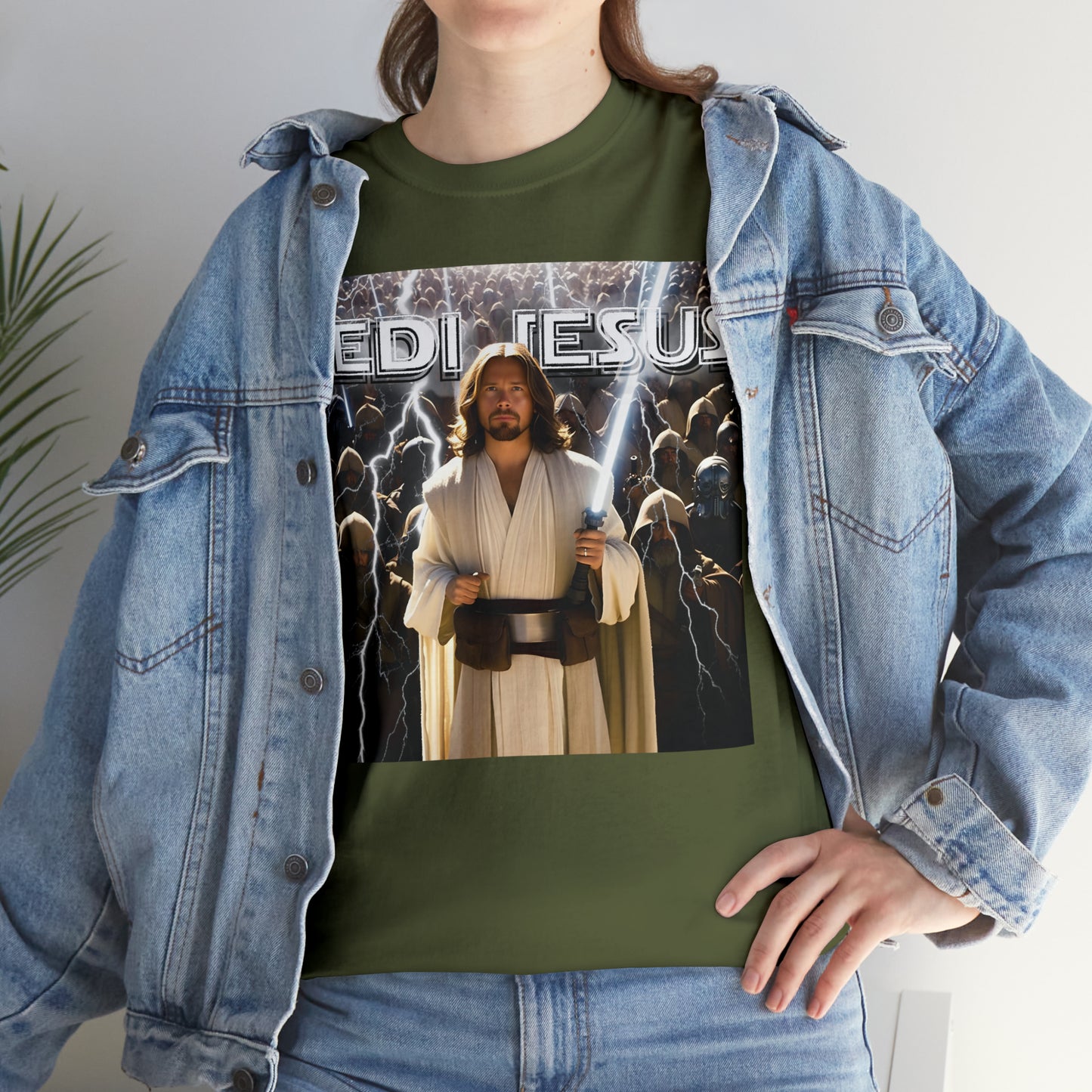 Jedi Jesus Unisex Heavy Cotton Tee