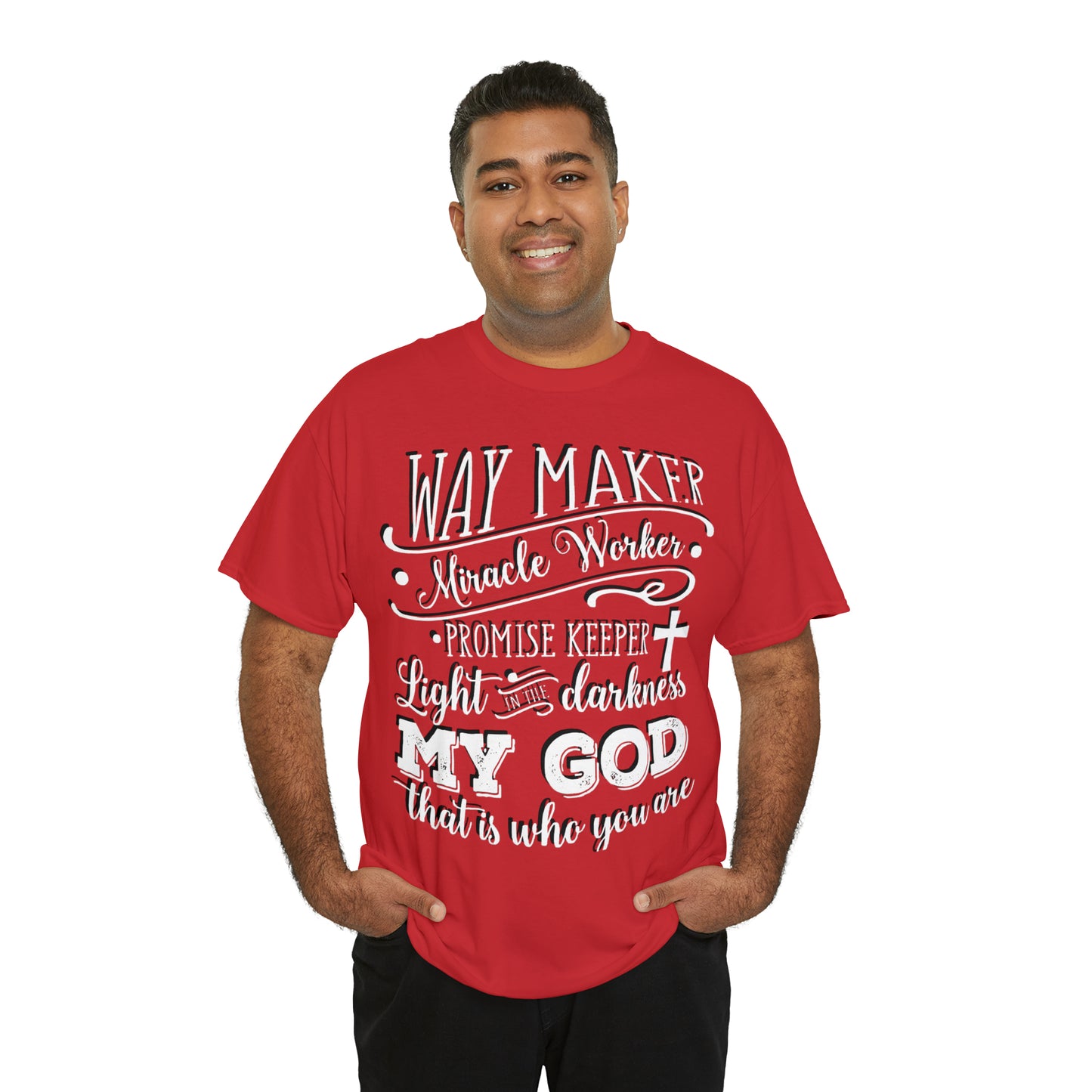 Waymaker Miracle Worker - Unisex Heavy Cotton Short Sleeve Tee