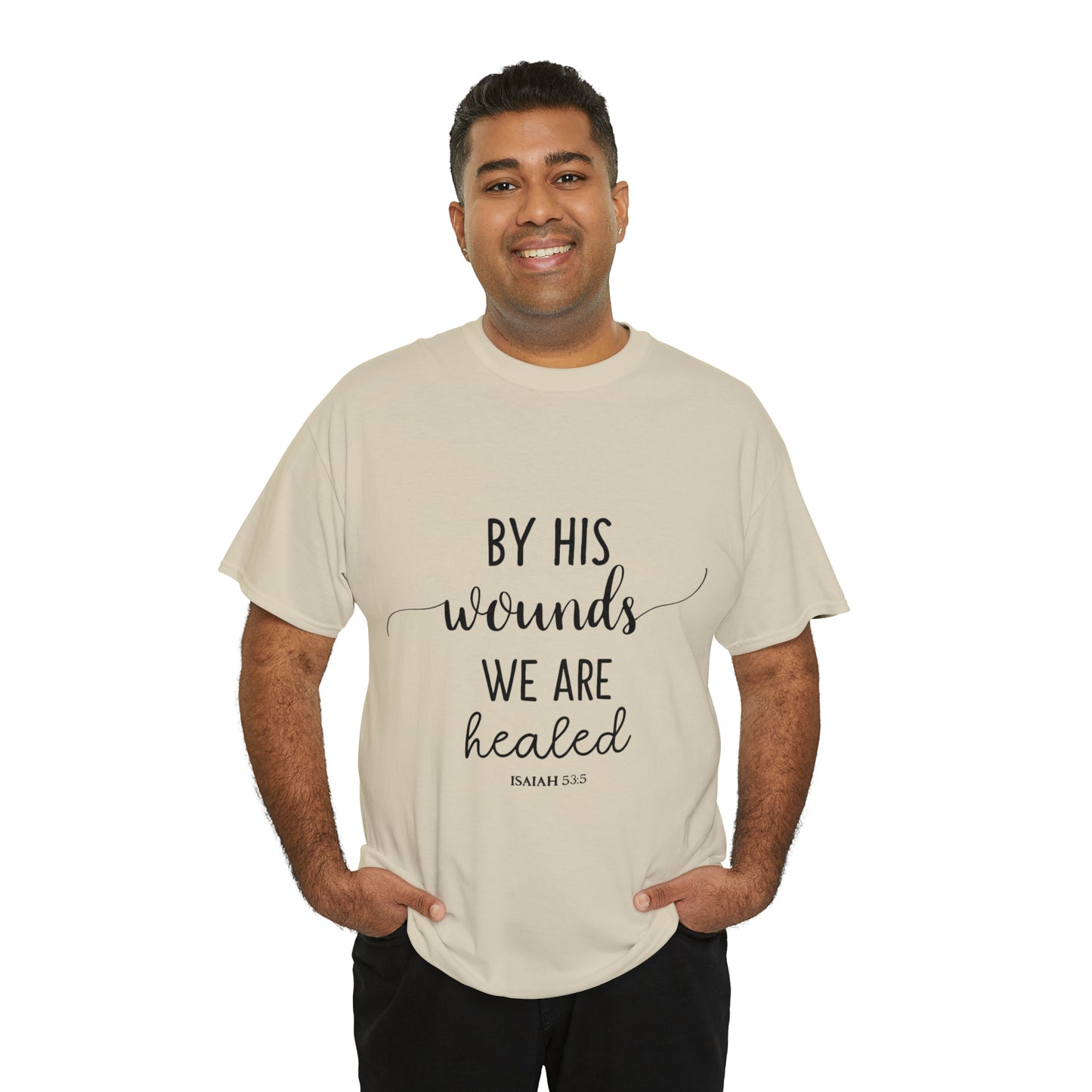 By HIS wounds we are healed - Isaiah - CR Celebrate Recovery Classic Logo - Ultra Cotton Long Sleeve Tee