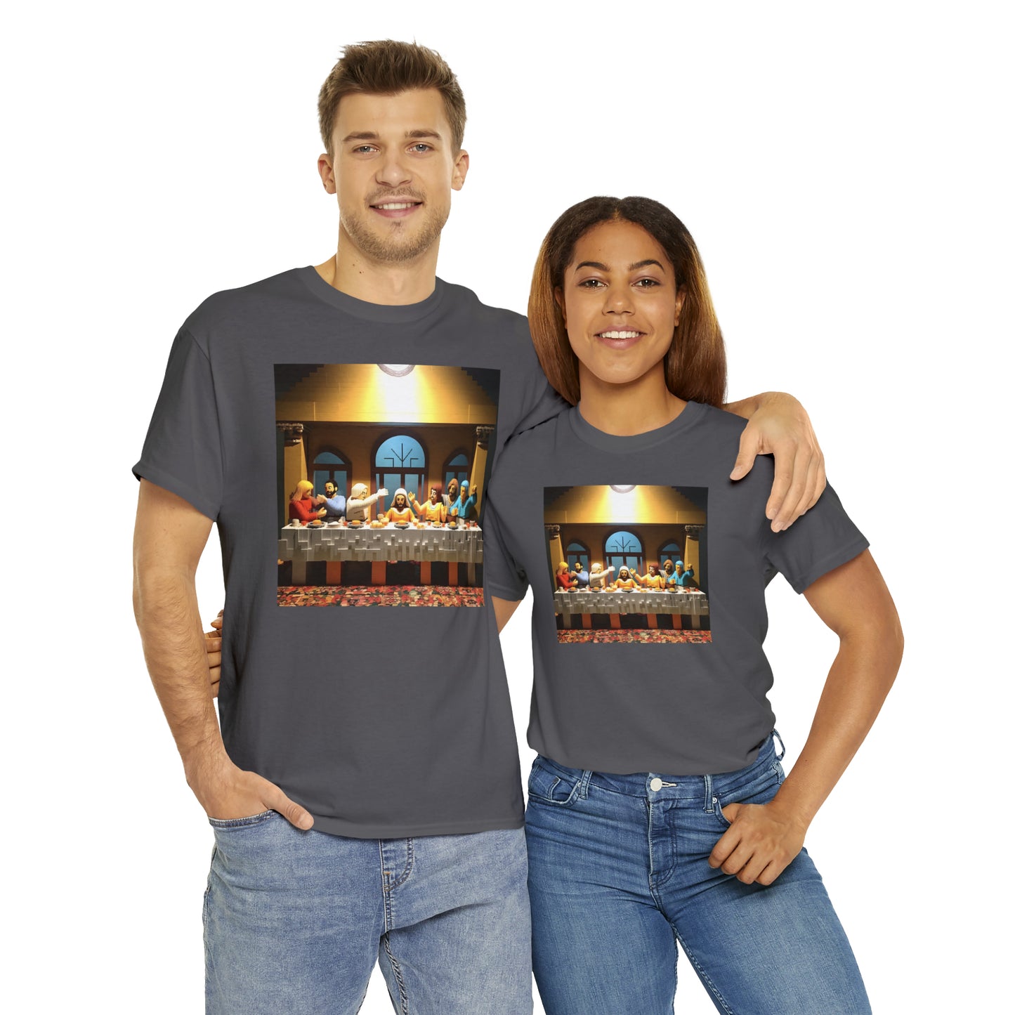 “The Last Supper” LEGO BOX SET -  Unisex Heavy Cotton Tee