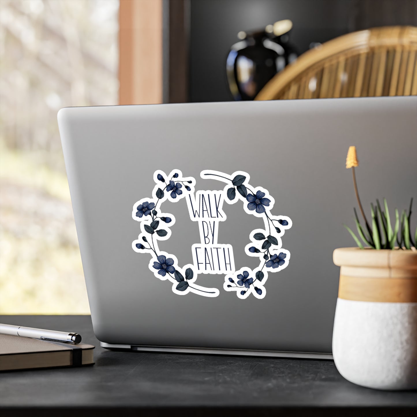 Walk by Faith Kiss-Cut Vinyl Decals