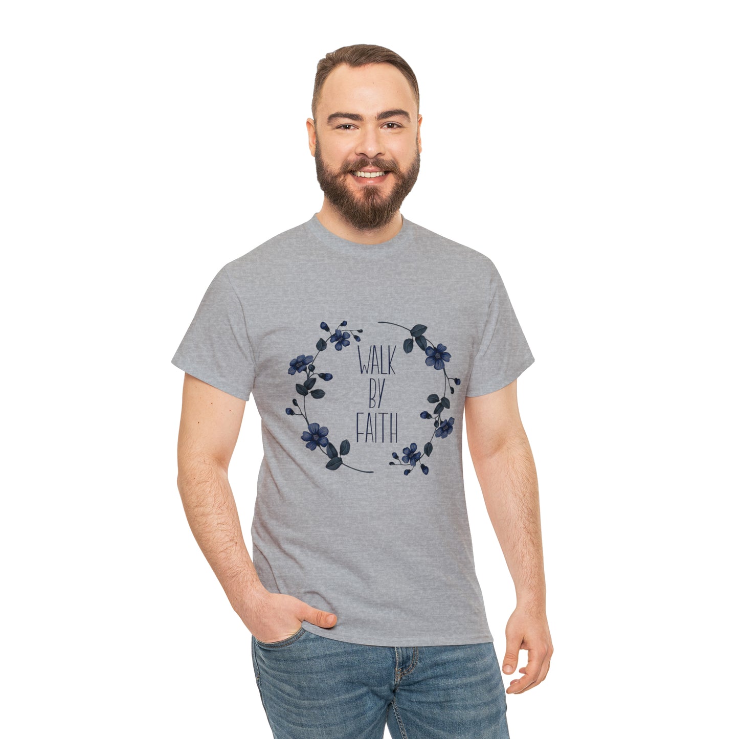 Walk by FAITH Unisex Heavy Cotton Tee