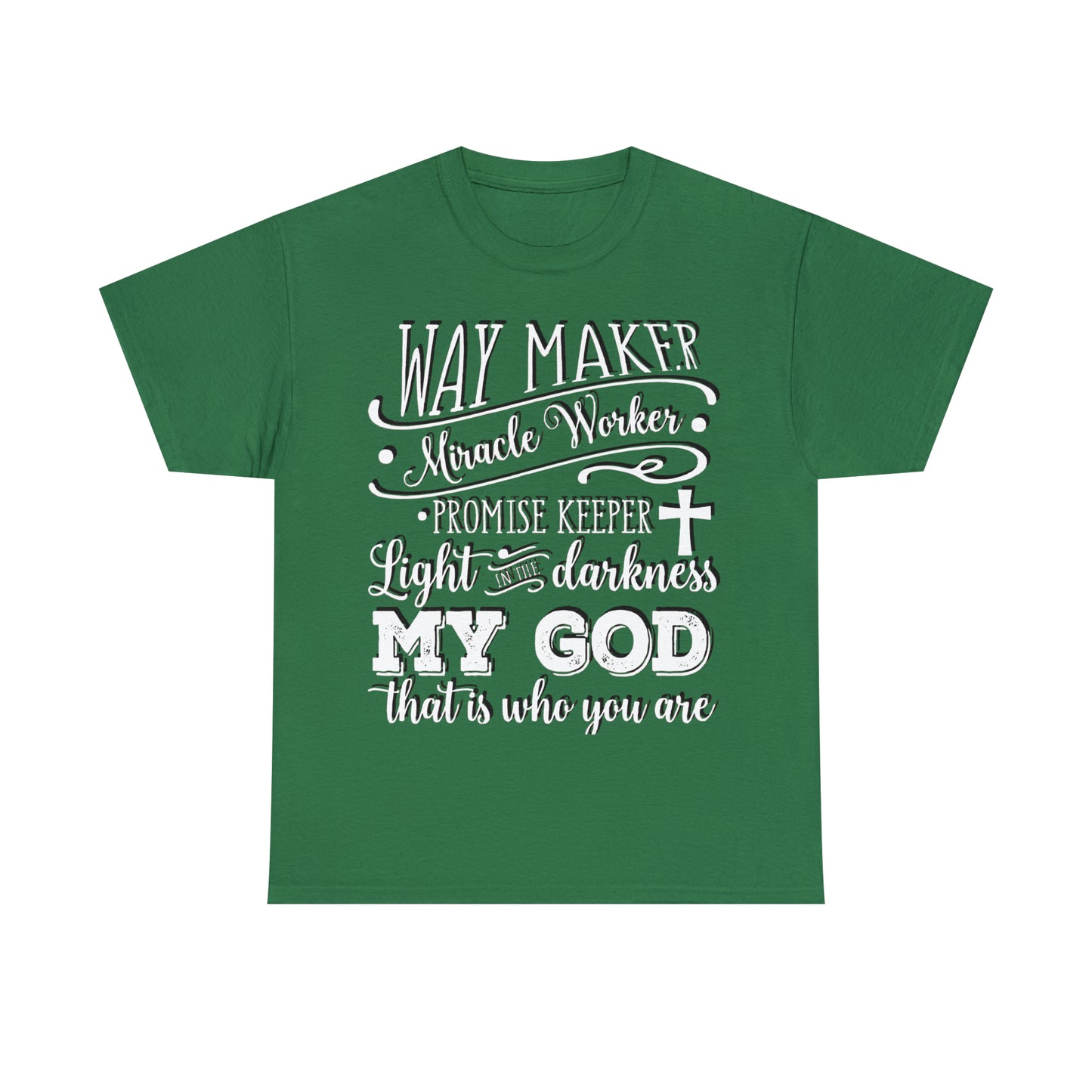 Waymaker Miracle Worker - Unisex Heavy Cotton Short Sleeve Tee