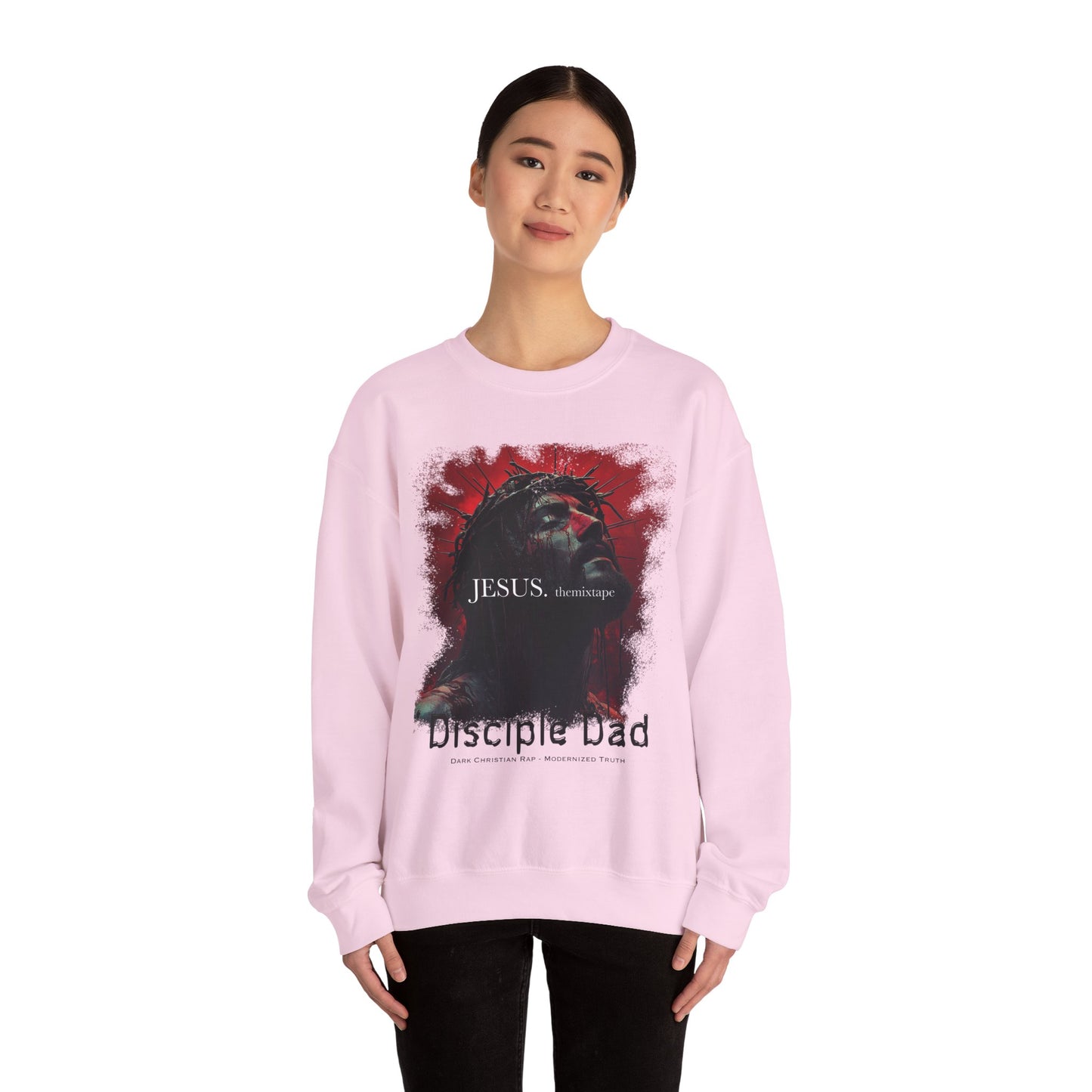 JESUS. themixtape” Crewneck Sweatshirt — Disciple Dad Official Faith Streetwear
