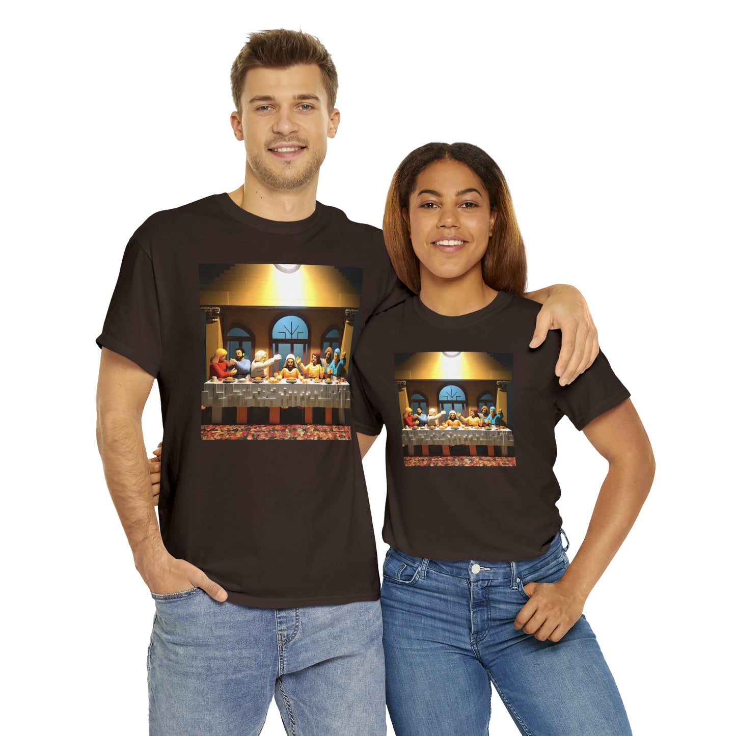 “The Last Supper” LEGO BOX SET -  Unisex Heavy Cotton Tee