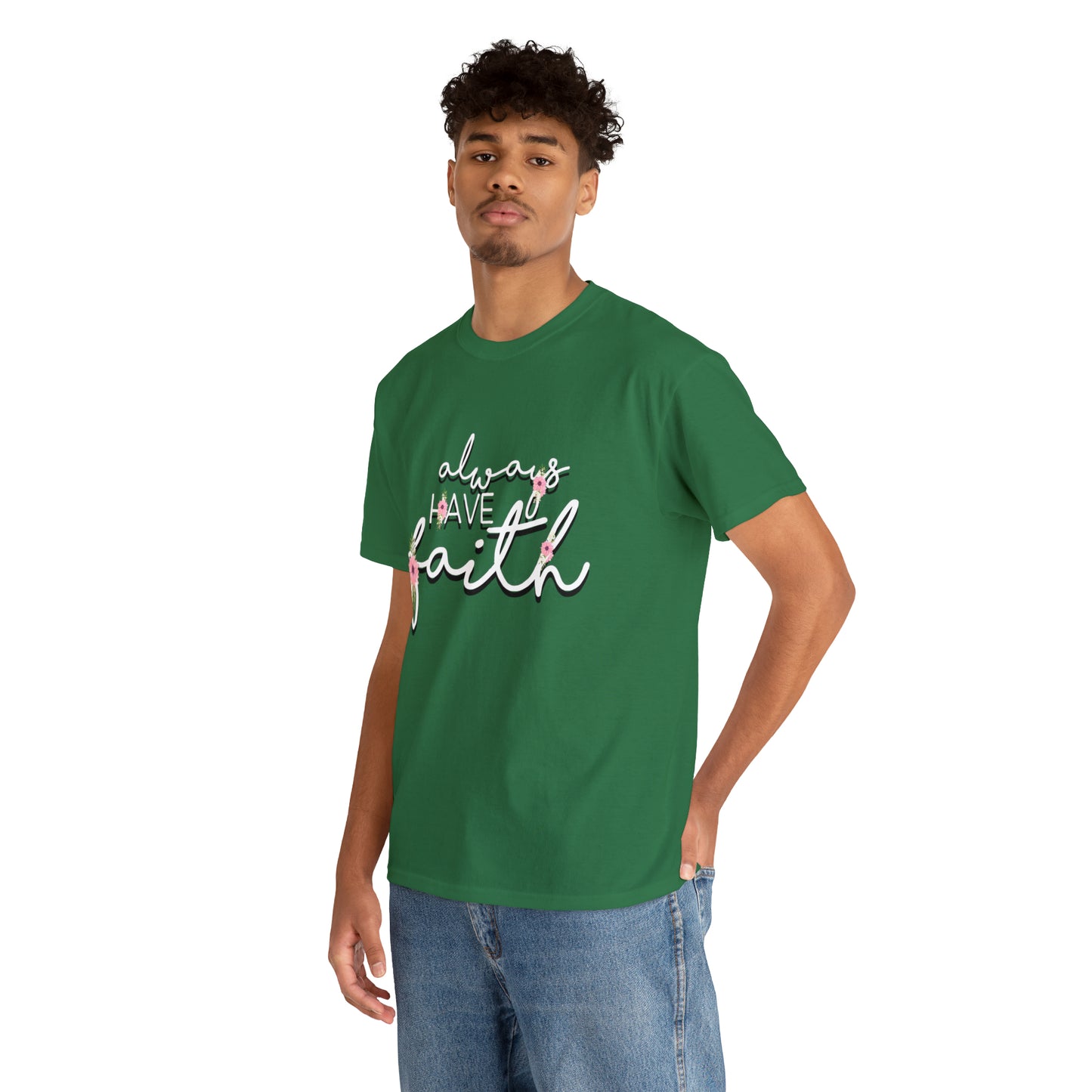 Don't be afraid, just Believe (Mark) - Unisex Heavy Cotton Short Sleeve Tee