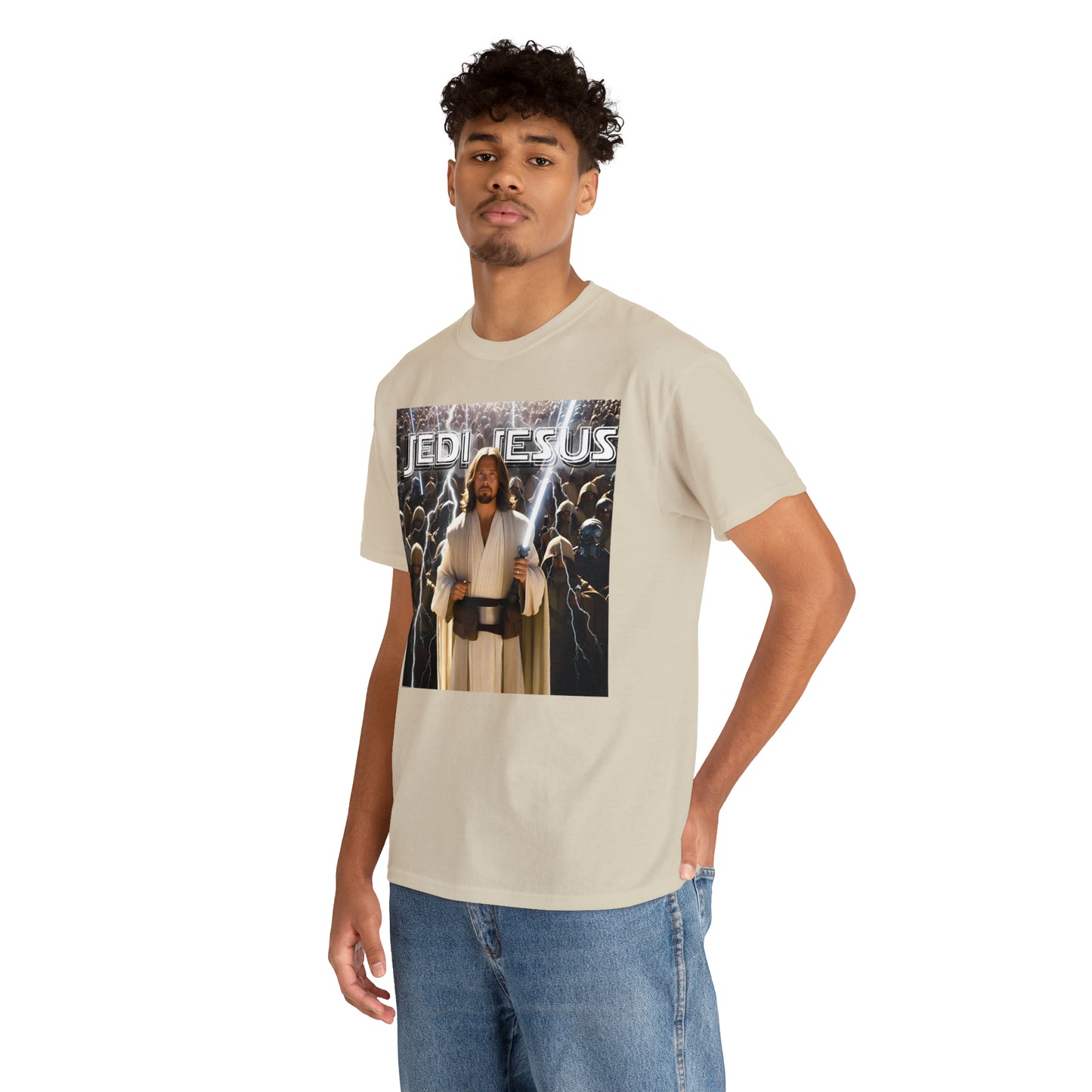 Jedi Jesus Unisex Heavy Cotton Tee