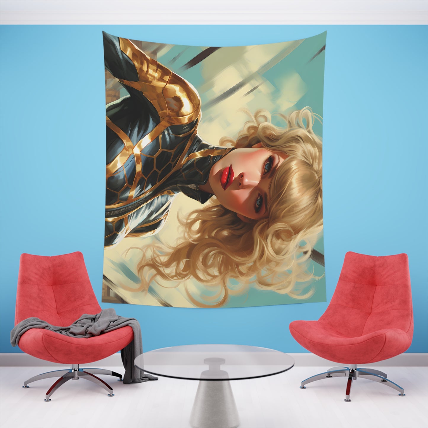 Anime Taylor Swift 3- Printed Wall Tapestry