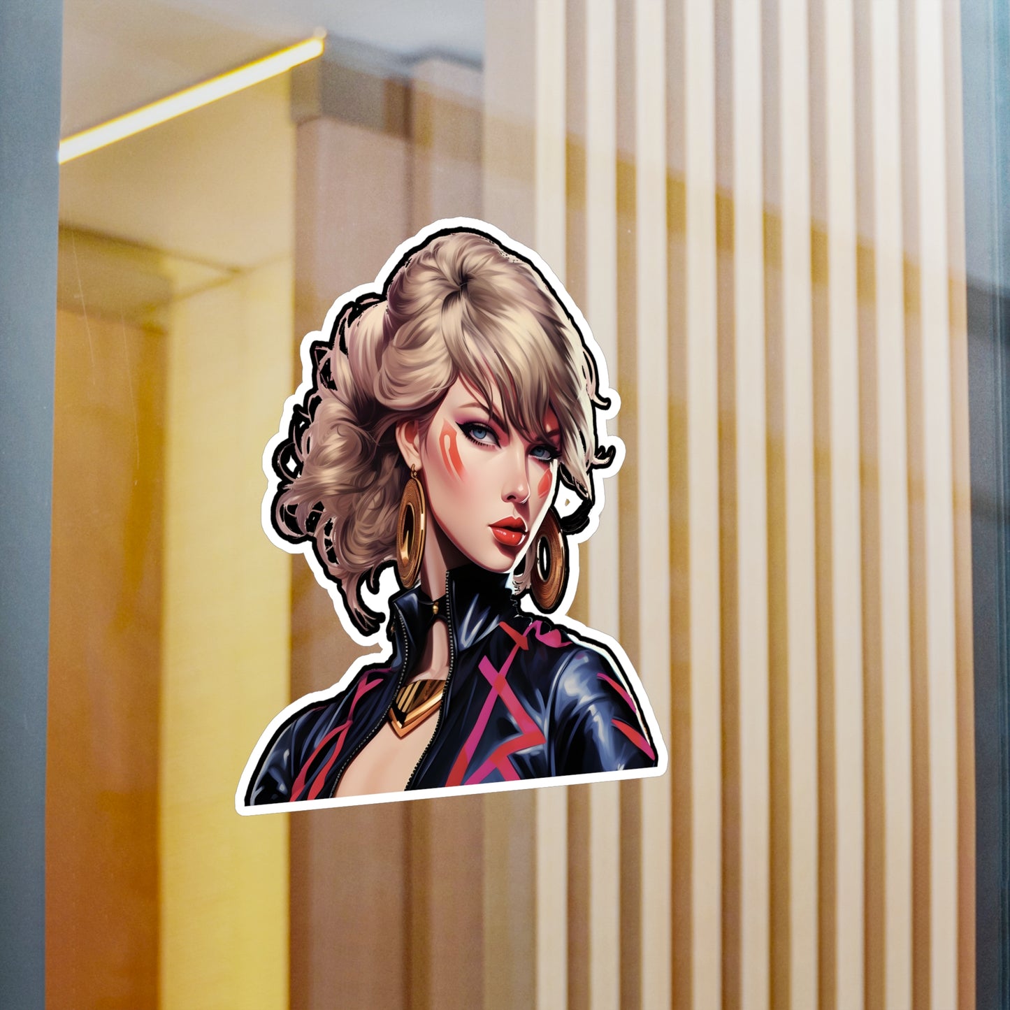 Anime Taylor Swift 2- Kiss-Cut Vinyl Decals