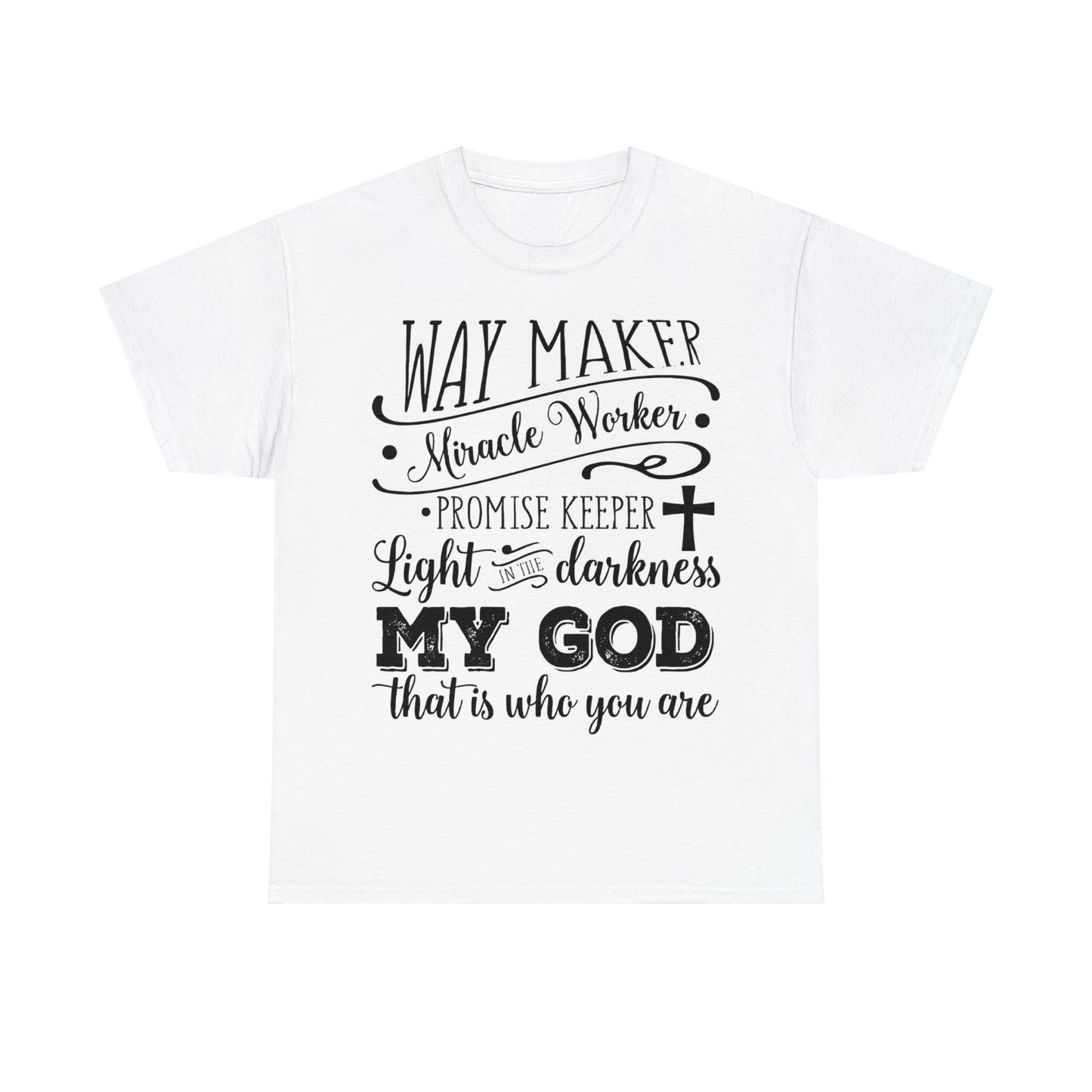 Waymaker Miracle Worker - Unisex Heavy Cotton Short Sleeve Tee