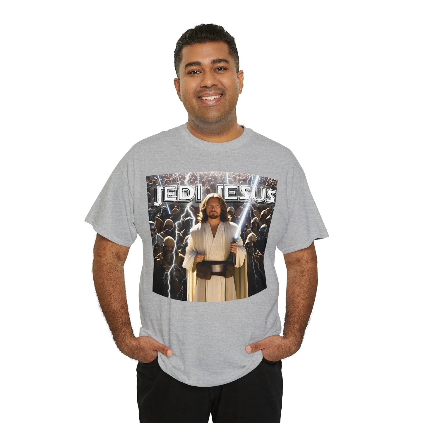 Jedi Jesus Unisex Heavy Cotton Tee