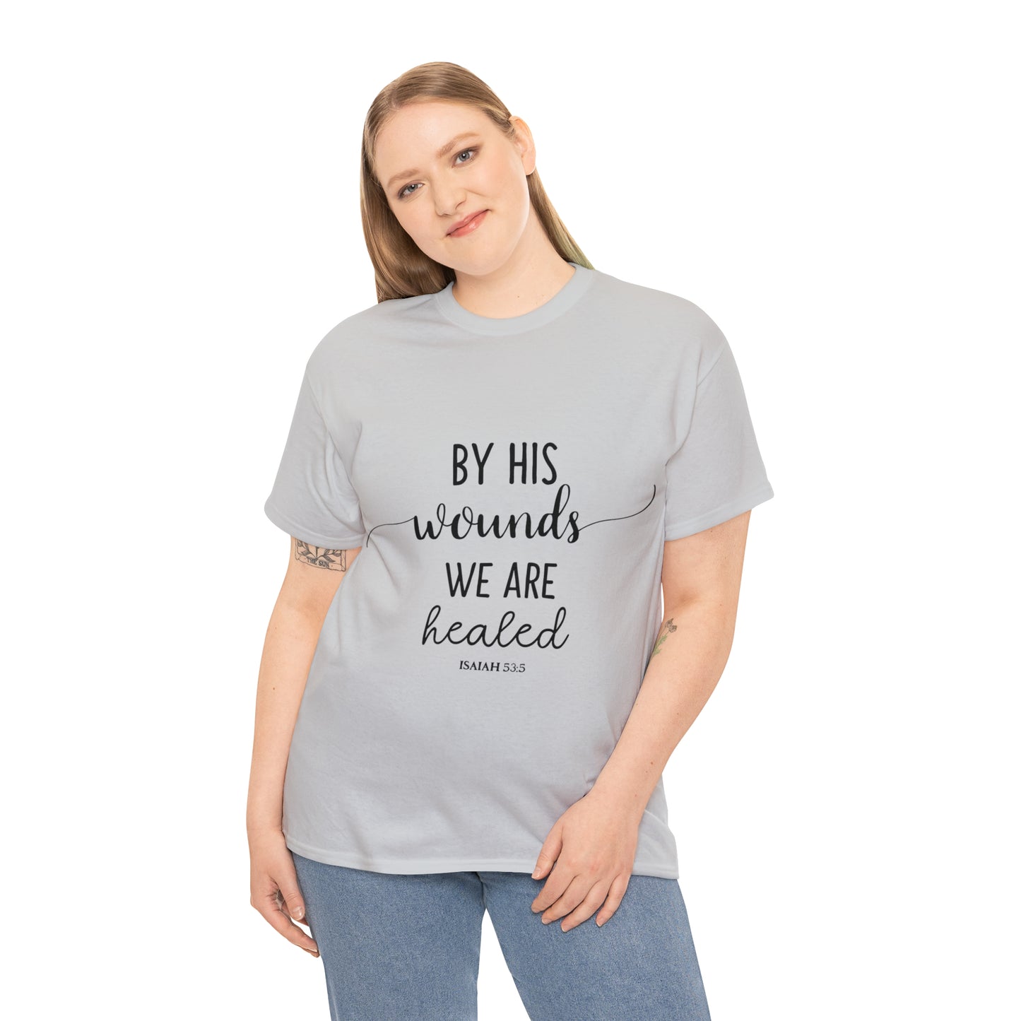 By HIS wounds we are healed - Isaiah - CR Celebrate Recovery Classic Logo - Ultra Cotton Long Sleeve Tee