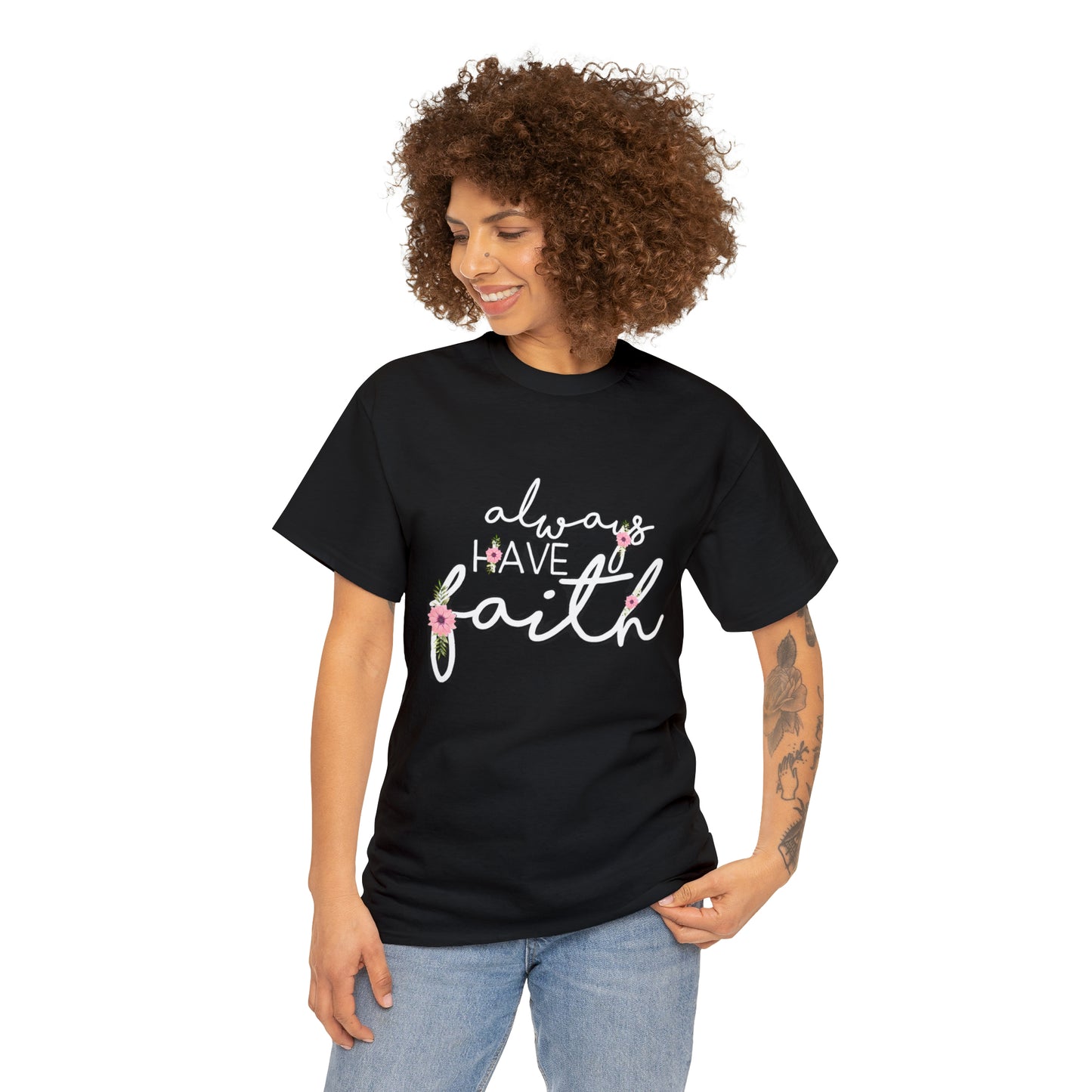 Don't be afraid, just Believe (Mark) - Unisex Heavy Cotton Short Sleeve Tee