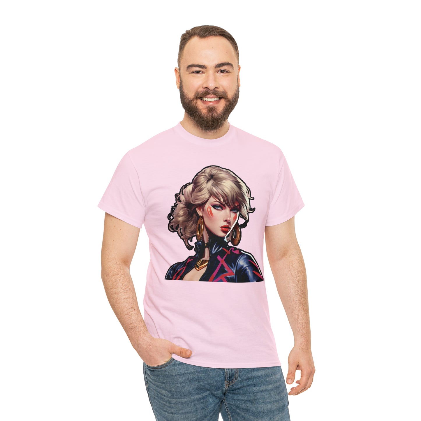 Anime Taylor Swift 2- Unisex Heavy Cotton Tee