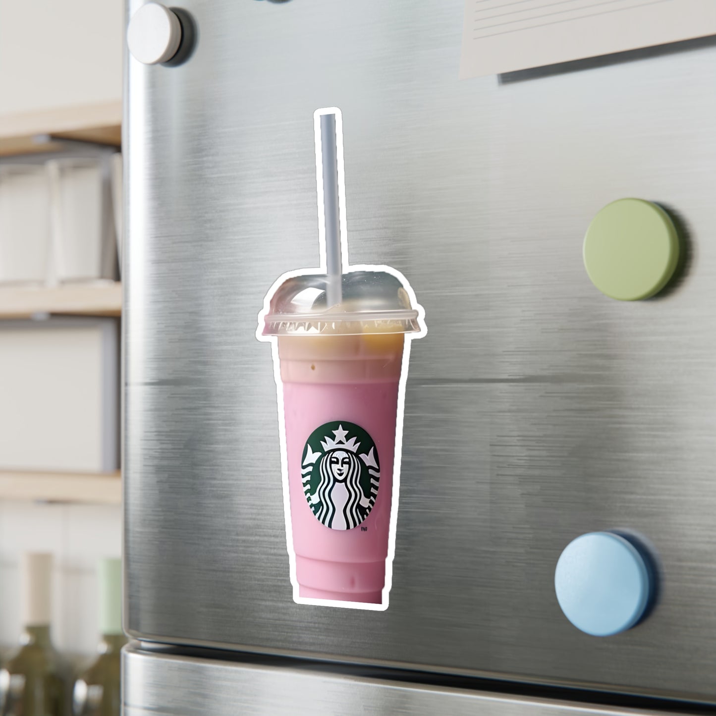 Pink Starbucks Drink Kiss-Cut Vinyl Decals