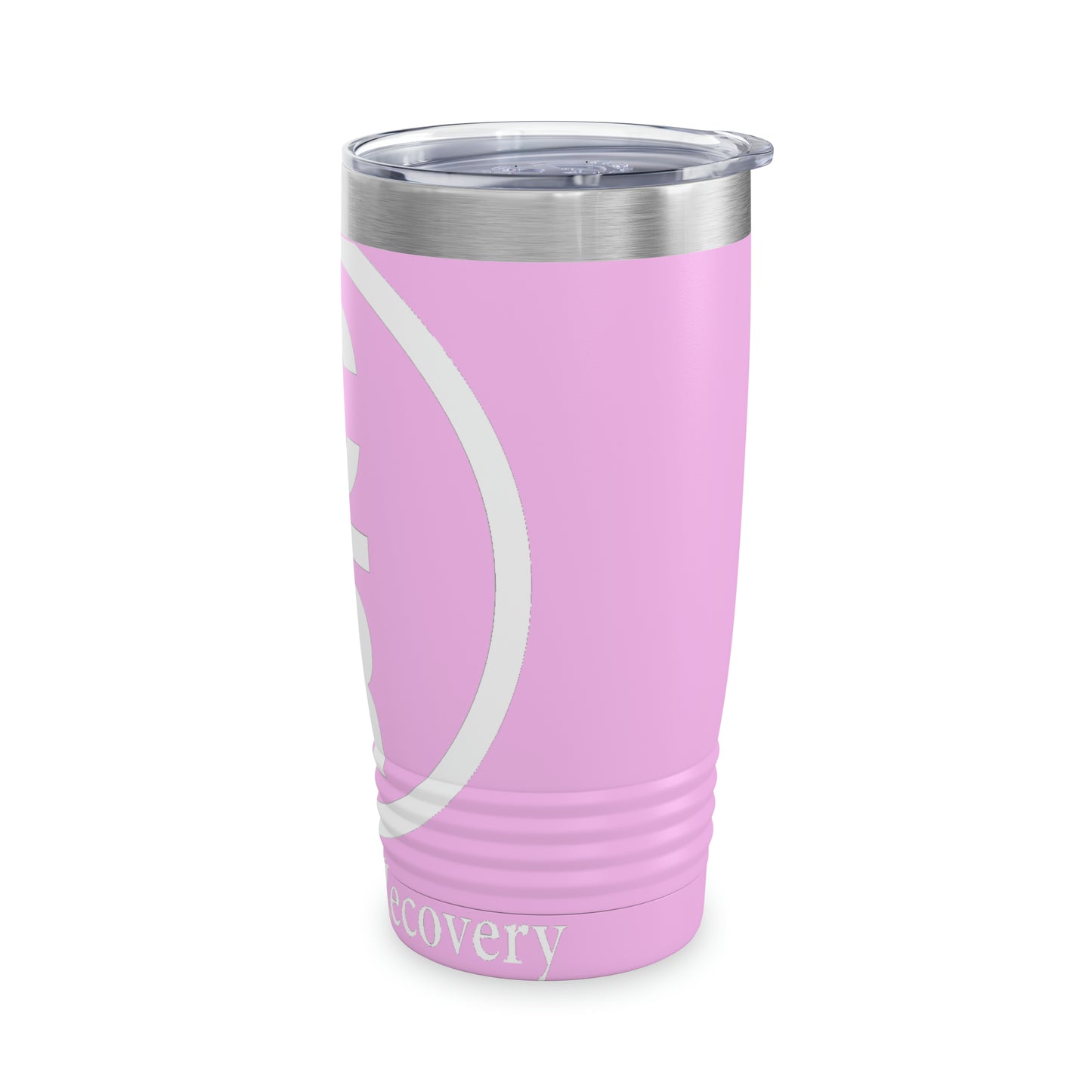 CR Celebrate Recovery Basic Logo White Ringneck Tumbler, 20oz