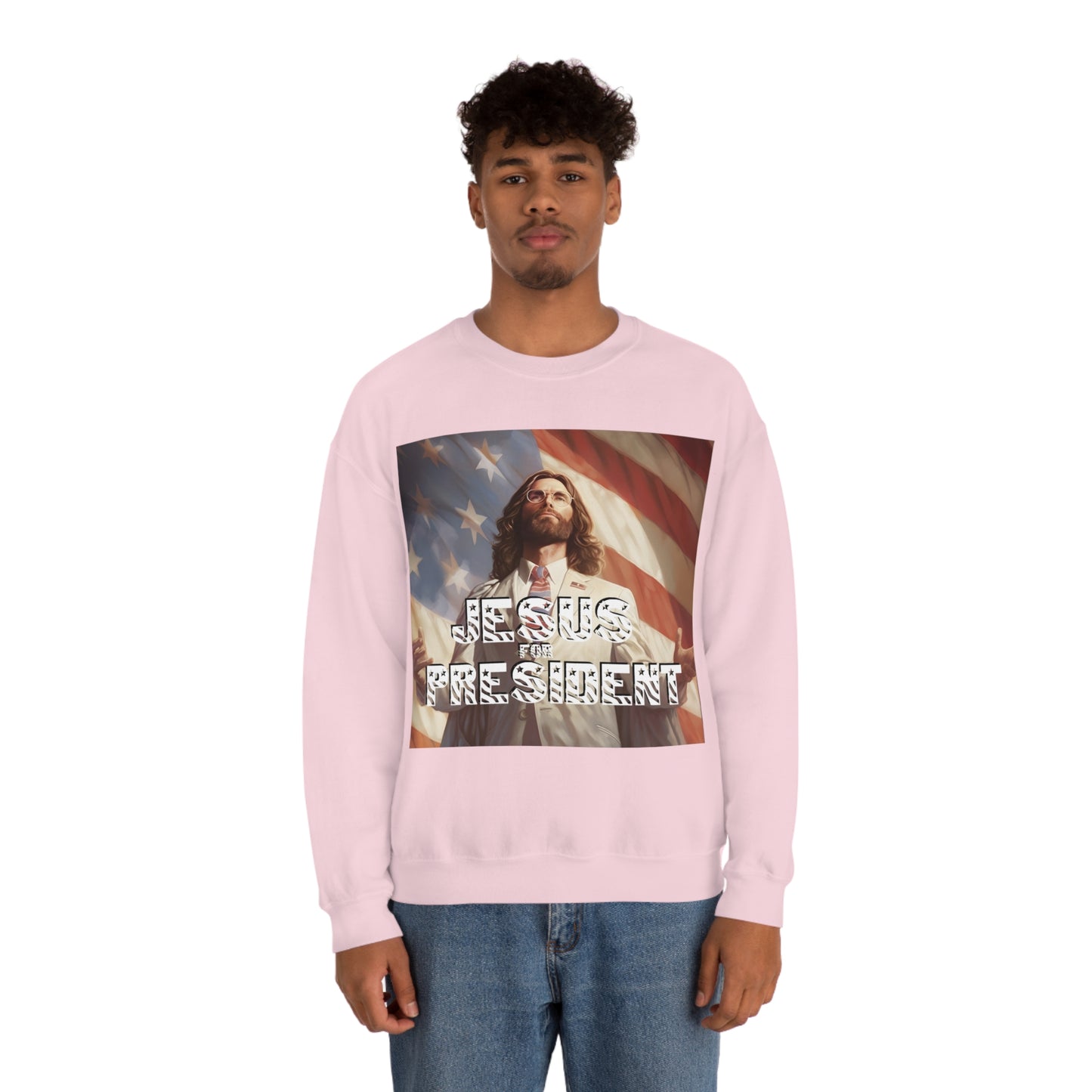 Jesus for President Unisex Heavy Blend™ Crewneck Sweatshirt