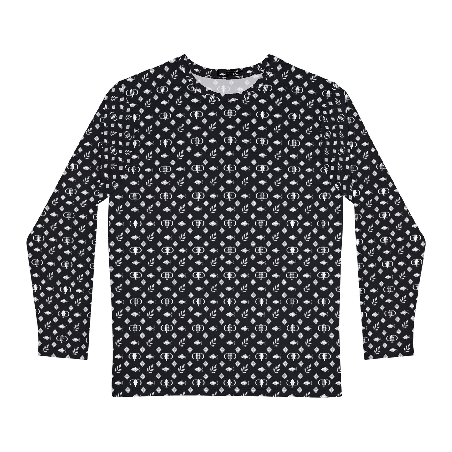 Disciple Dad (Premium Symbols) Monogram Long Sleeve Tee