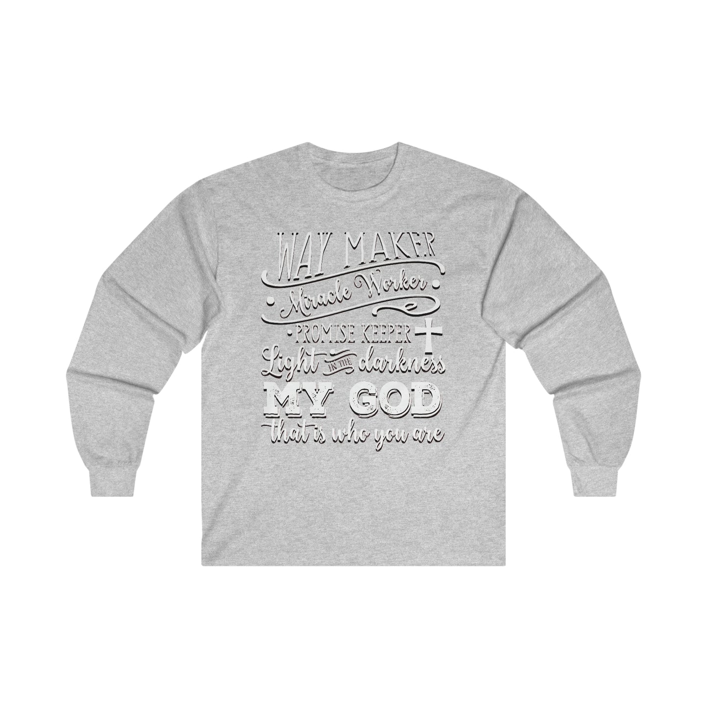 Waymaker Miracle Worker - Ultra Cotton Long Sleeve Tee