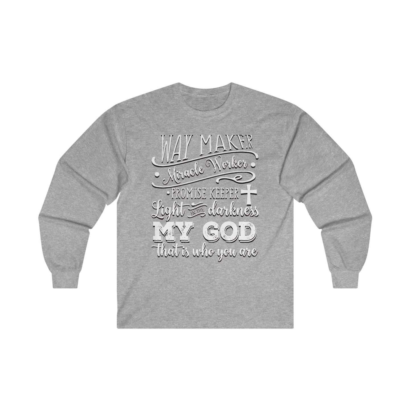 Waymaker Miracle Worker - Ultra Cotton Long Sleeve Tee