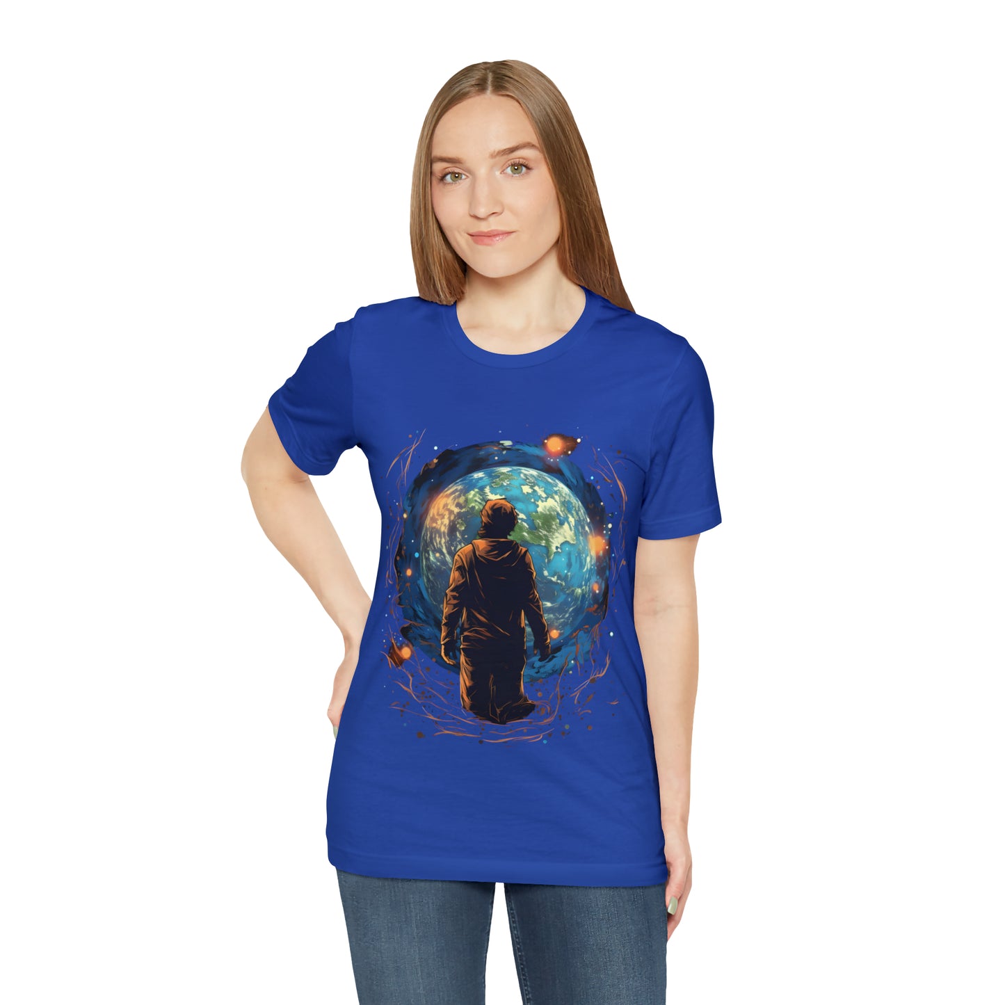 Jeremiah 29:11 “Whole World Ahead of You” Unisex Jersey Short Sleeve Tee