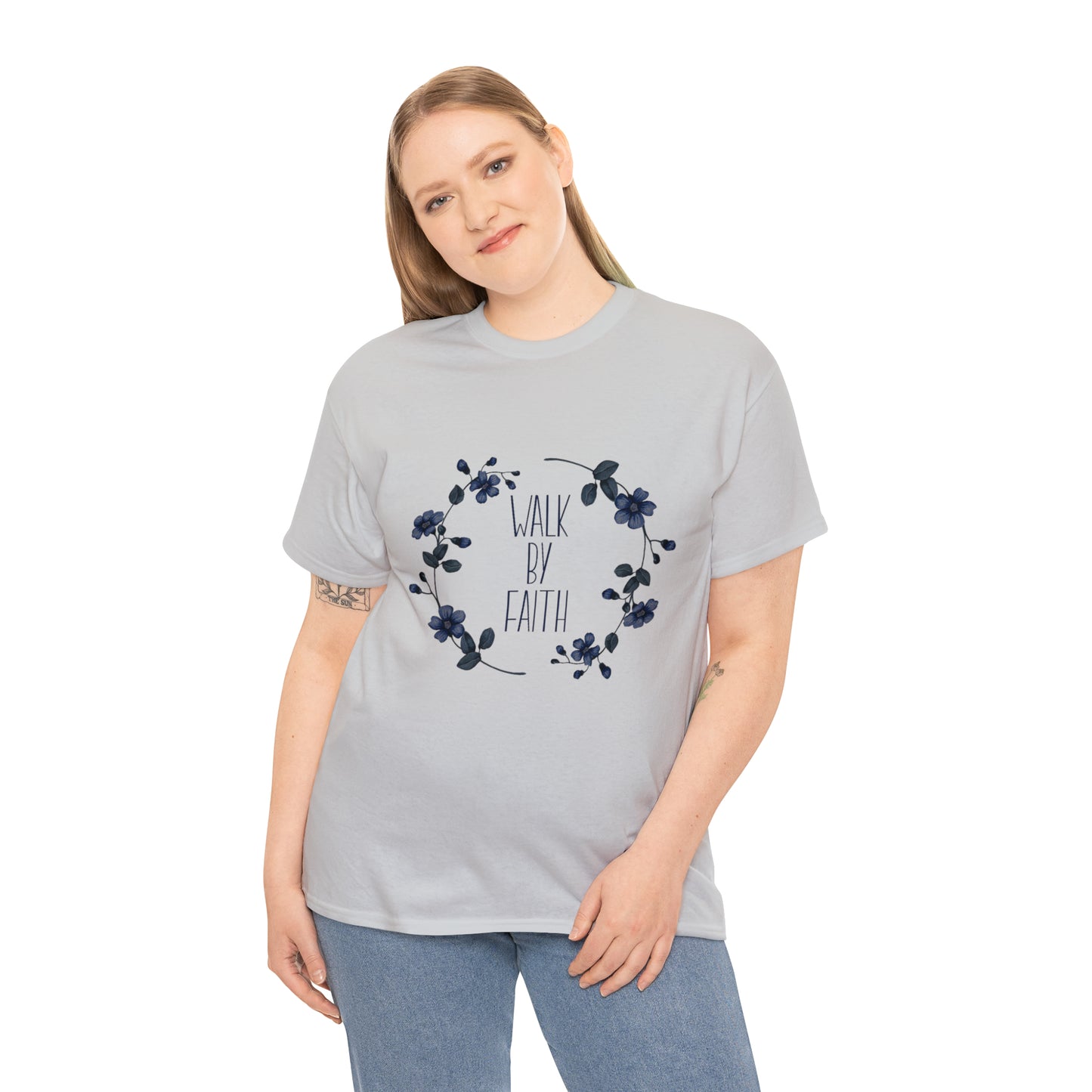 Walk by FAITH Unisex Heavy Cotton Tee