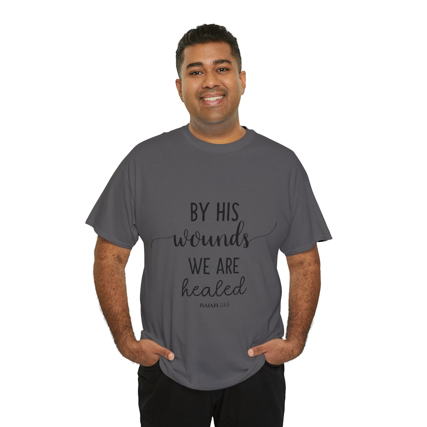 By HIS wounds we are healed - Isaiah - CR Celebrate Recovery Classic Logo - Ultra Cotton Long Sleeve Tee