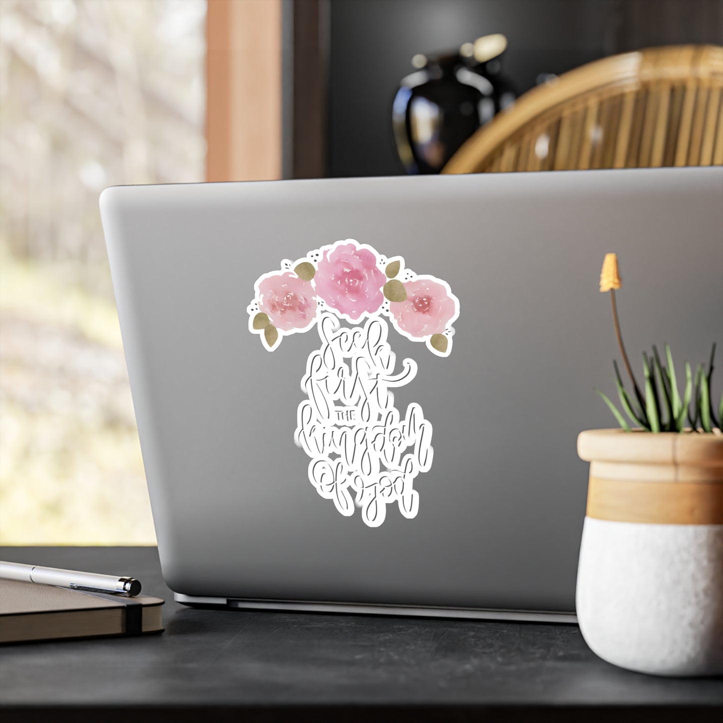 Seek First the Kingdom of God  - Kiss-Cut Vinyl Decals