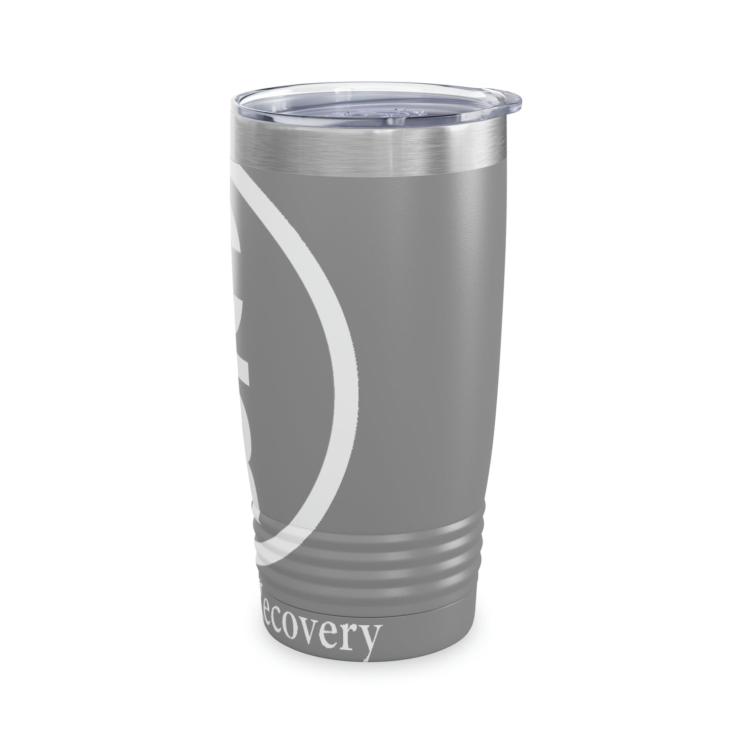 CR Celebrate Recovery Basic Logo White Ringneck Tumbler, 20oz