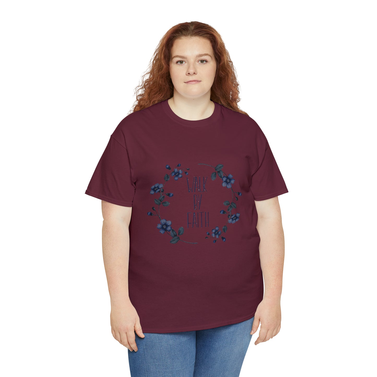 Walk by FAITH Unisex Heavy Cotton Tee
