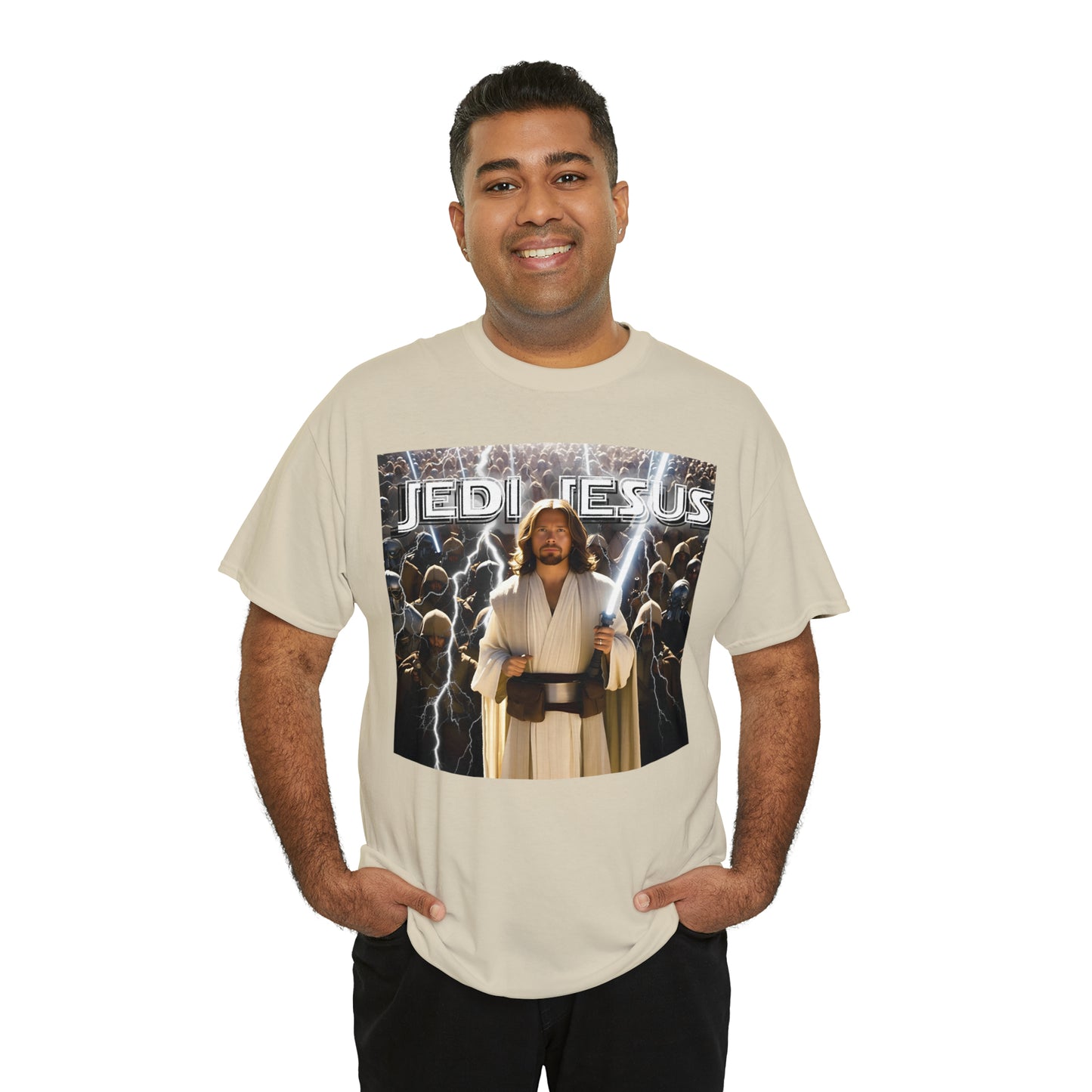 Jedi Jesus Unisex Heavy Cotton Tee