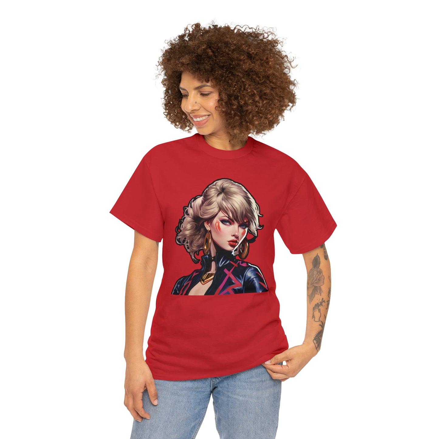 Anime Taylor Swift 2- Unisex Heavy Cotton Tee