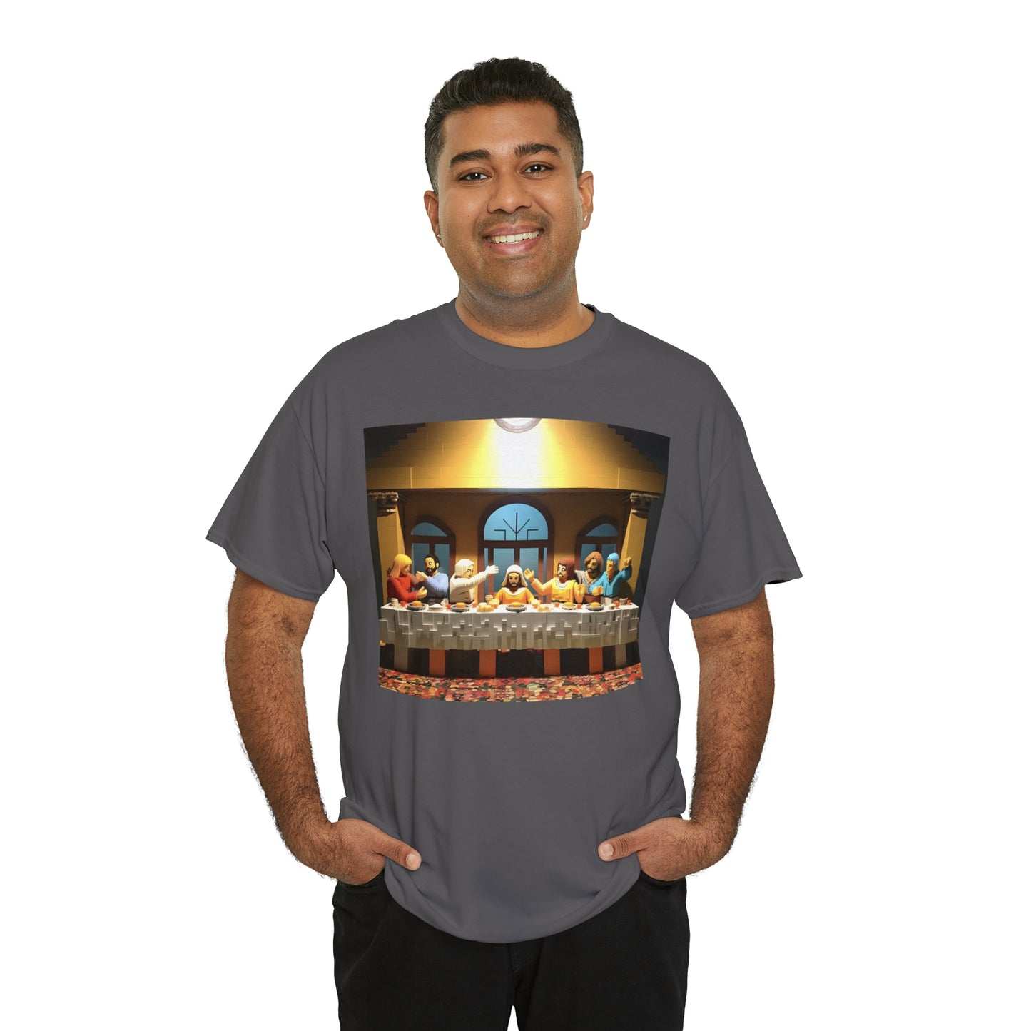 “The Last Supper” LEGO BOX SET -  Unisex Heavy Cotton Tee