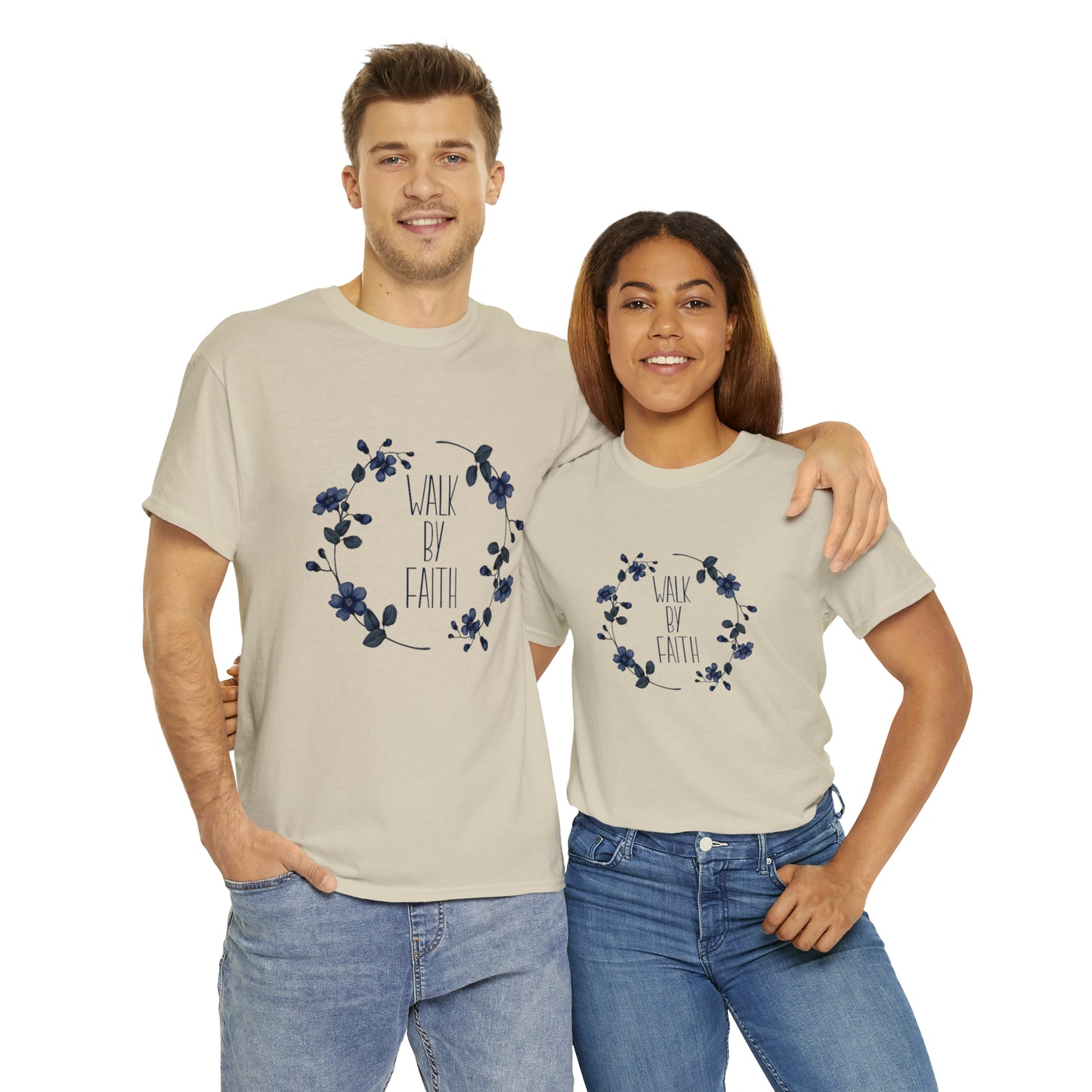 Walk by FAITH Unisex Heavy Cotton Tee