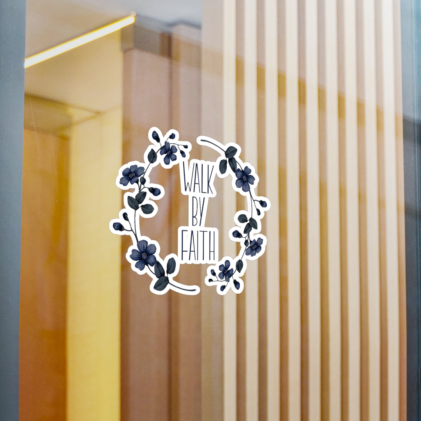 Walk by Faith Kiss-Cut Vinyl Decals