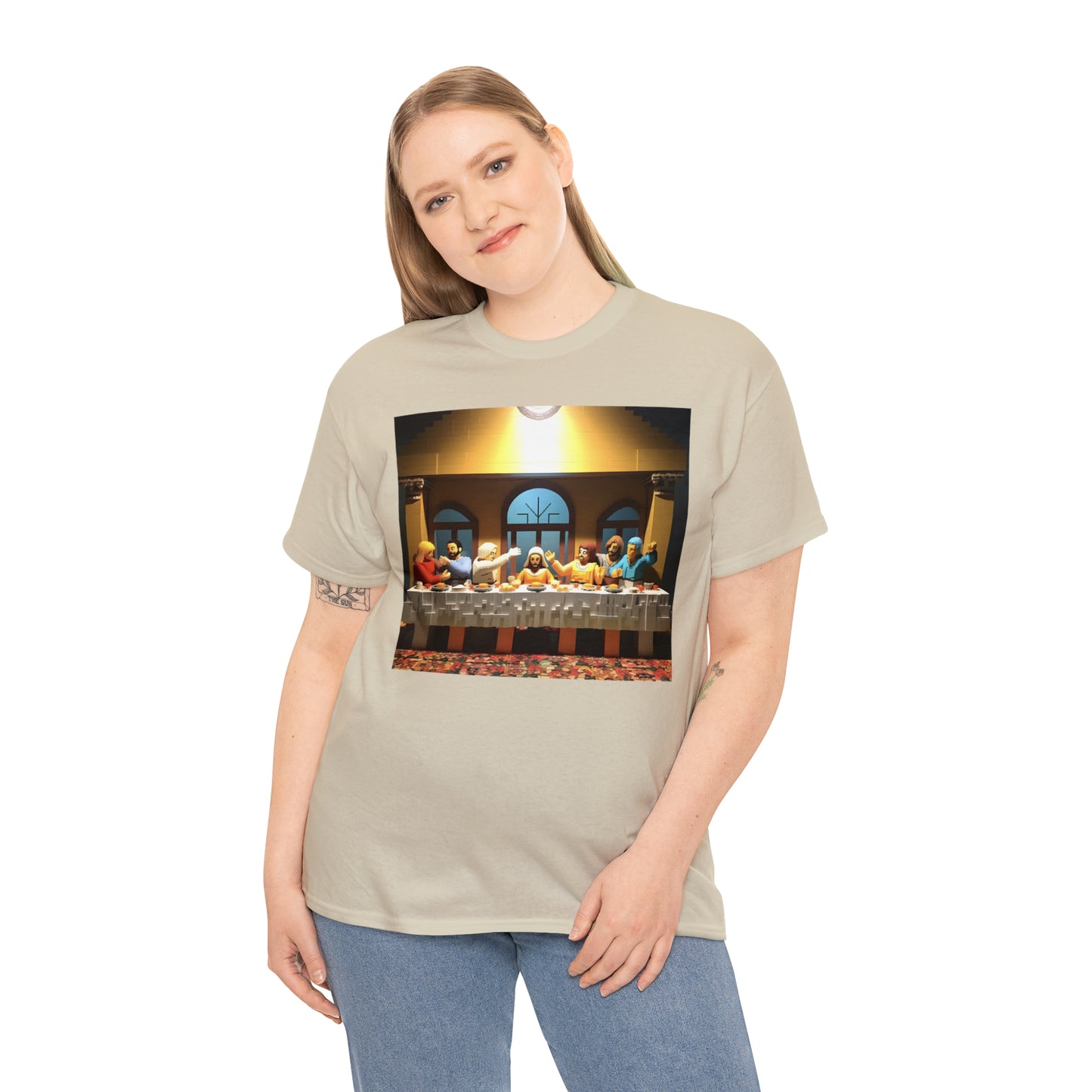 “The Last Supper” LEGO BOX SET -  Unisex Heavy Cotton Tee