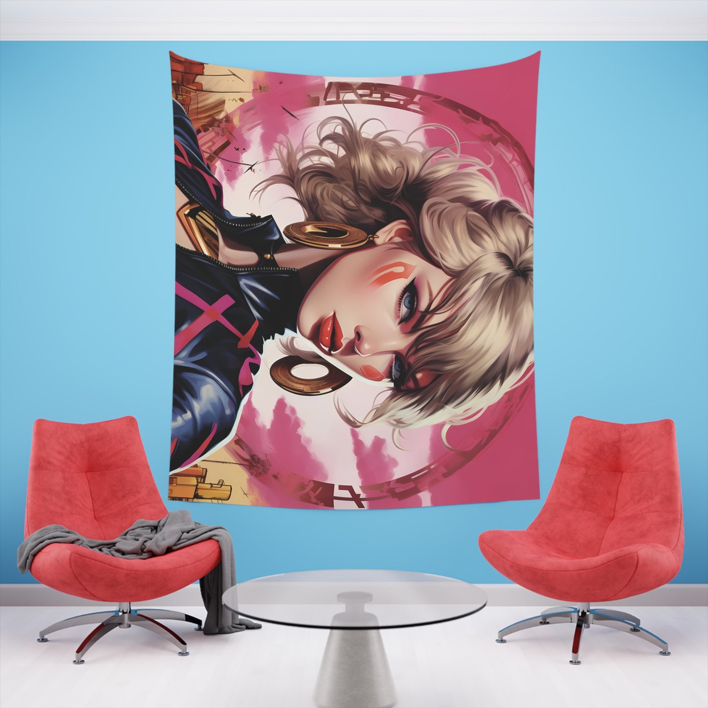 Anime Taylor Swift 2- Printed Wall Tapestry